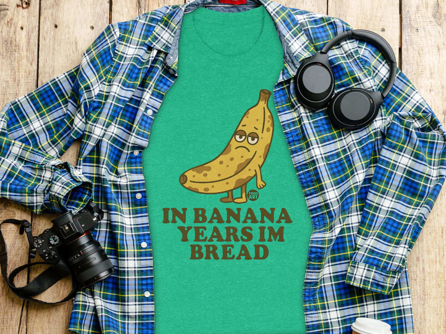 Funny Banana Years Bread Graphic Tees product type