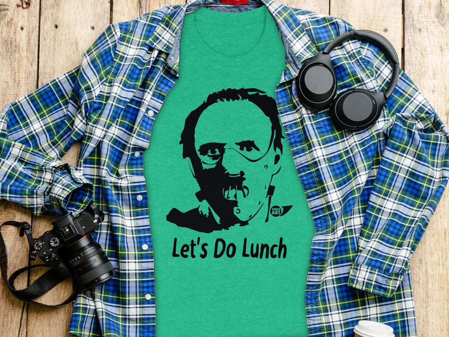 Let's Do Lunch Hannibal Lecter Graphic T-Shirt