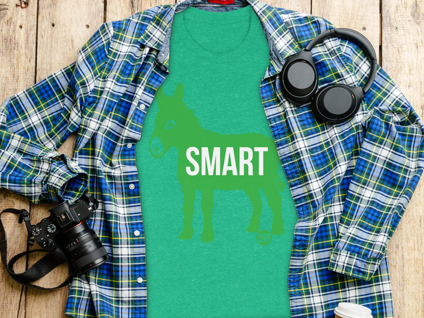 Smart Donkey Graphic Tee Clever Design Shirt product