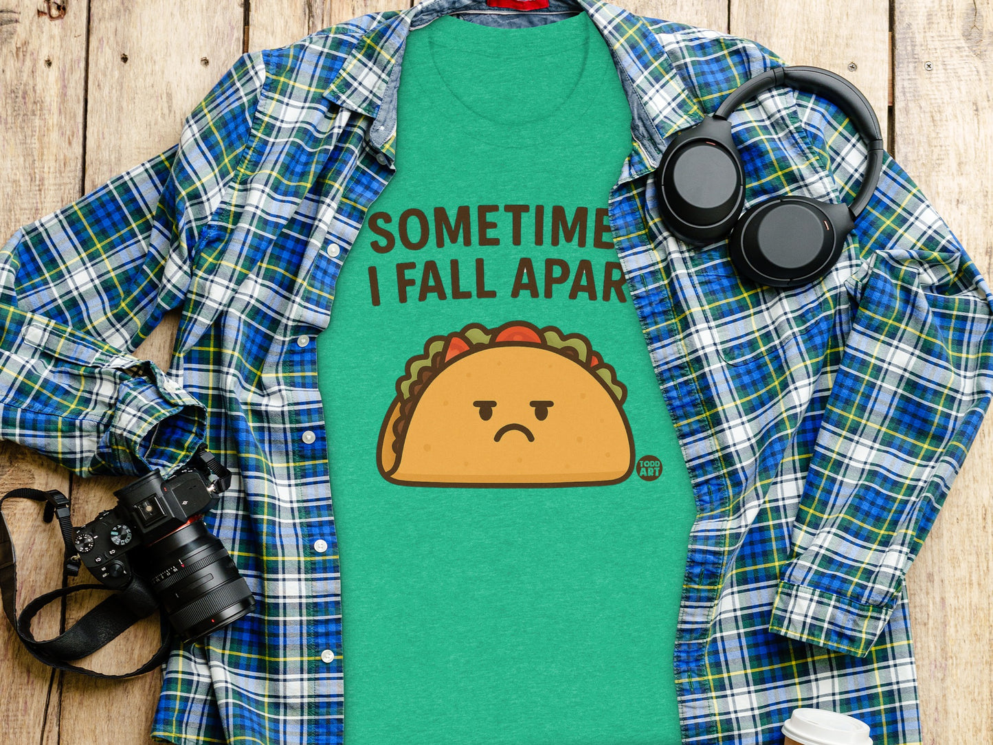Sometimes I Fall Apart Taco Graphic Shirt