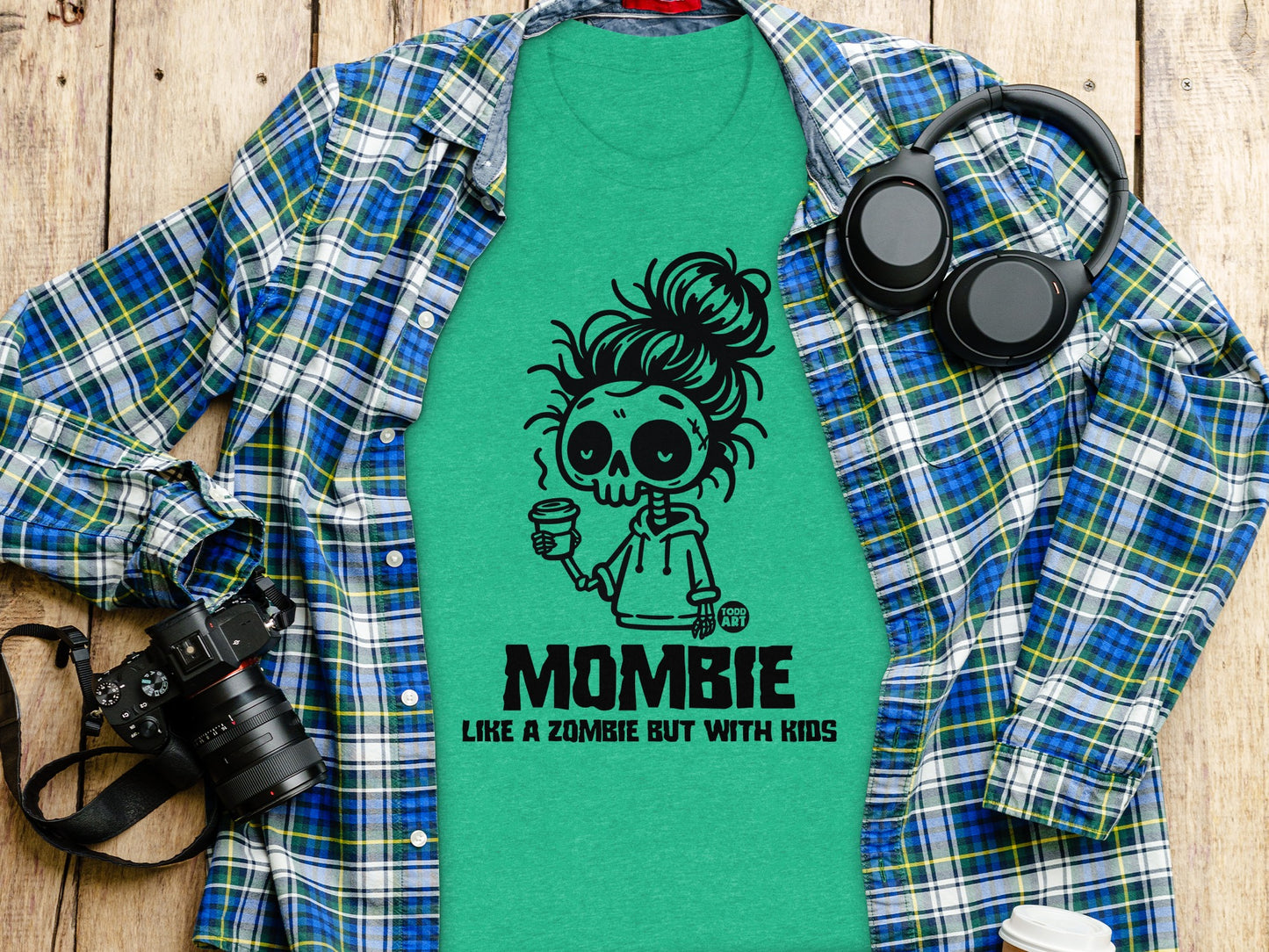 Mombie Like a Zombie But with Kids Graphic Tee