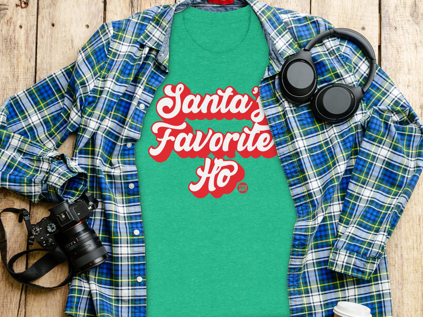 Santa's Favorite HO Festive Graphic T-shirt product type