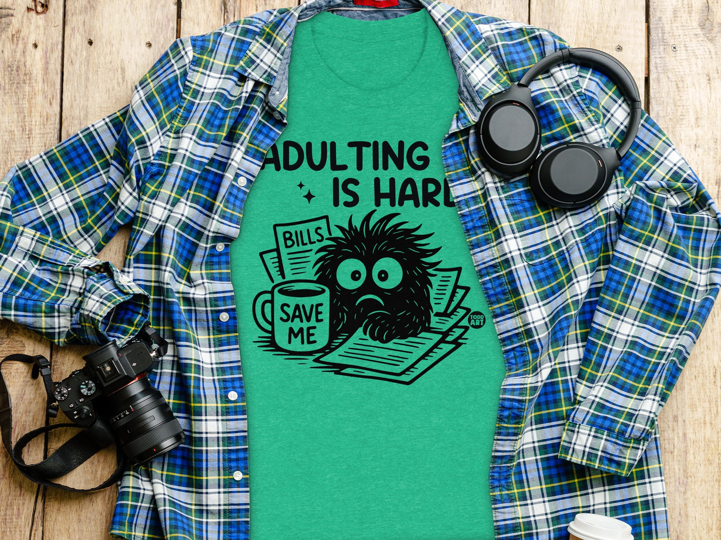 Adulting Is Hard Save Me Graphic T-Shirt product