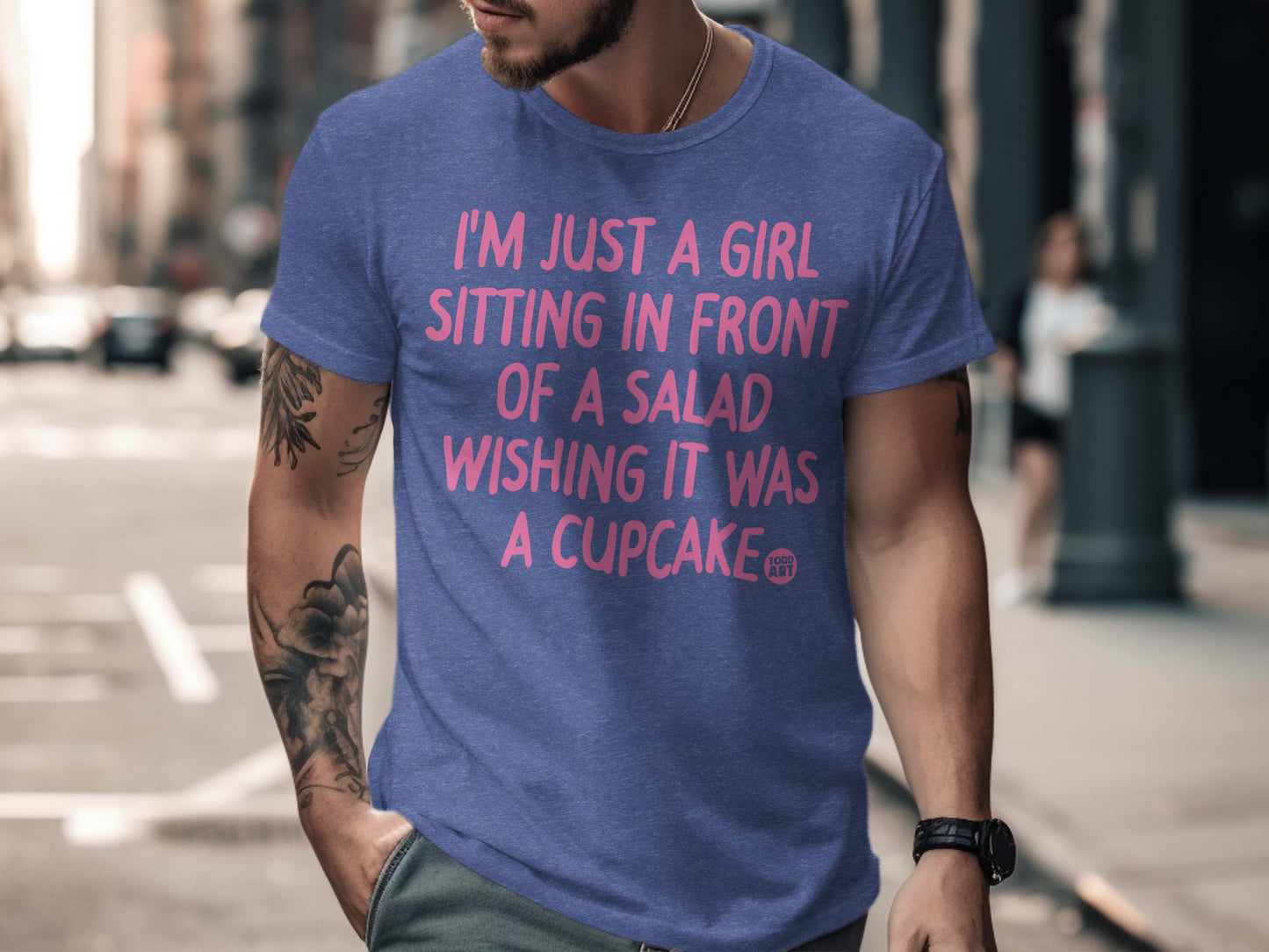 Just A Girl Wishing Salad Was A Cupcake T-shirt product