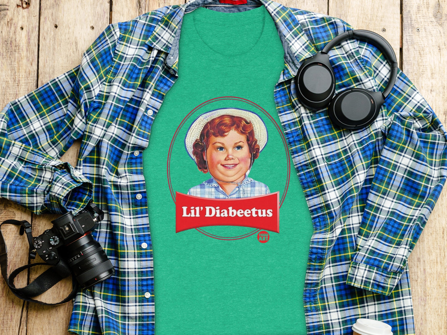 Retro Lil' Diabeetus Graphic Unisex Shirt