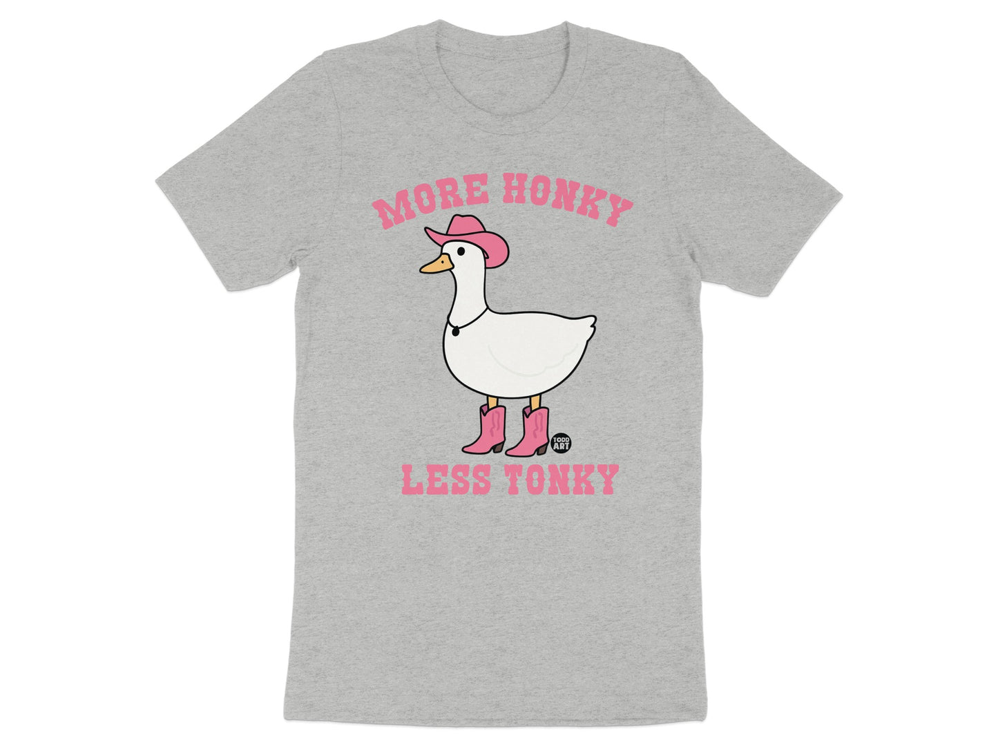 More Honky Less Tonky Duck Graphic T-Shirt product type