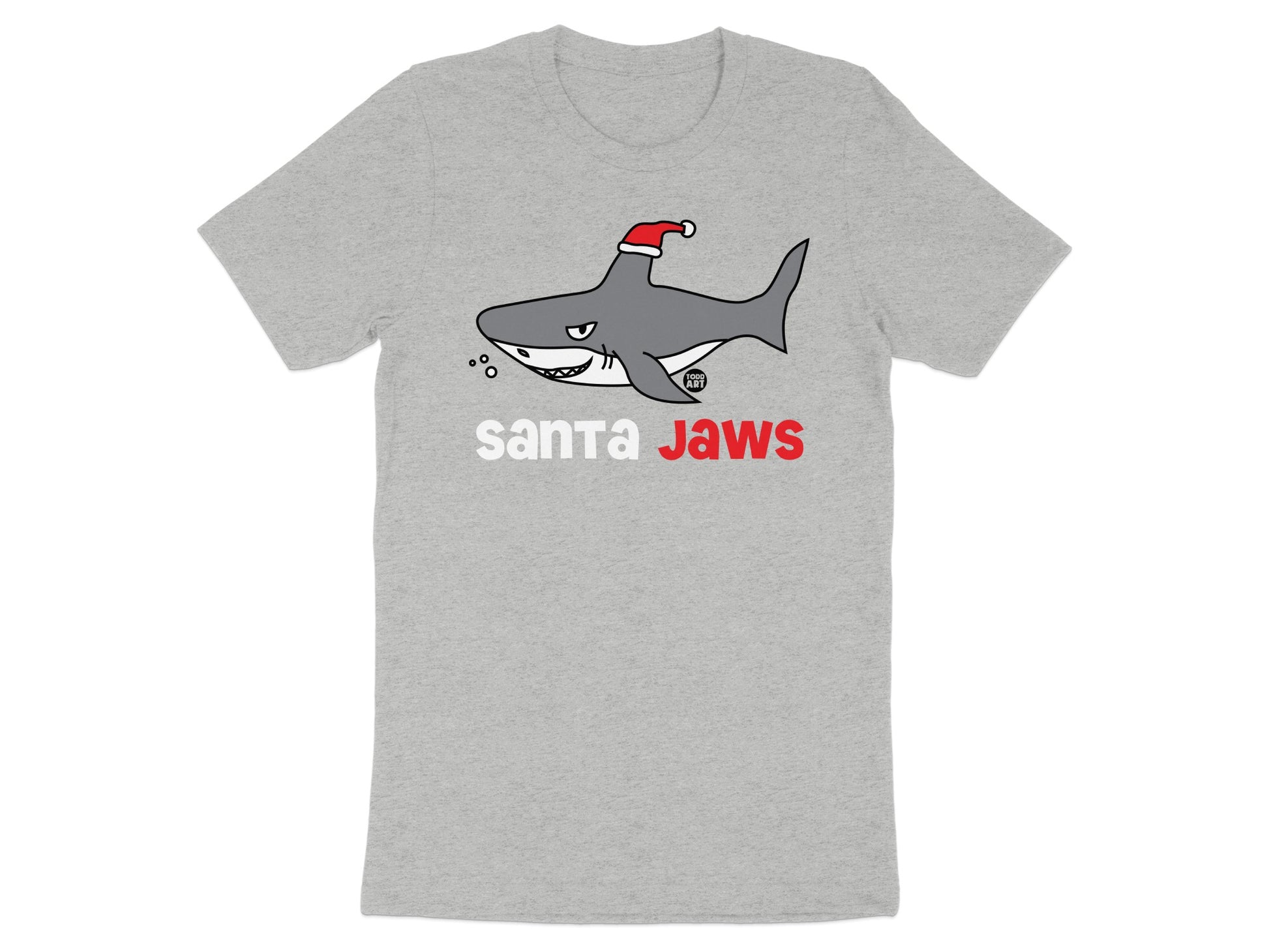 Santa Jaws Shark Christmas T-shirt Funny Graphic product type