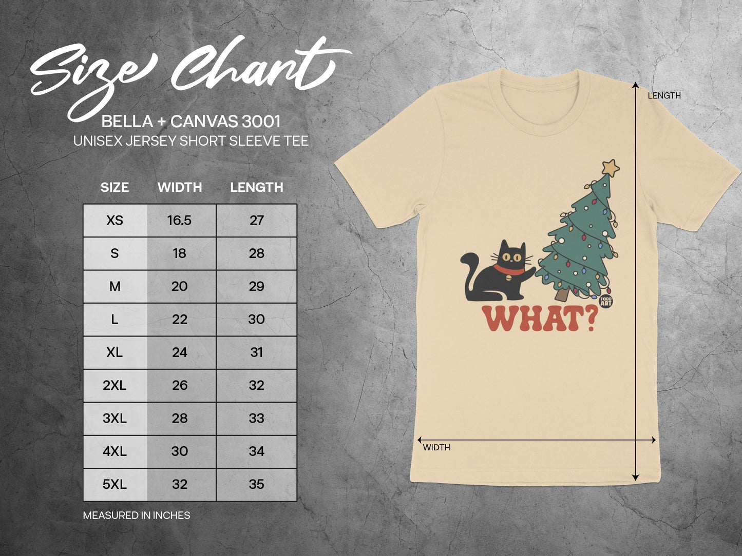 Cat with Christmas Tree Funny Graphic Tee product