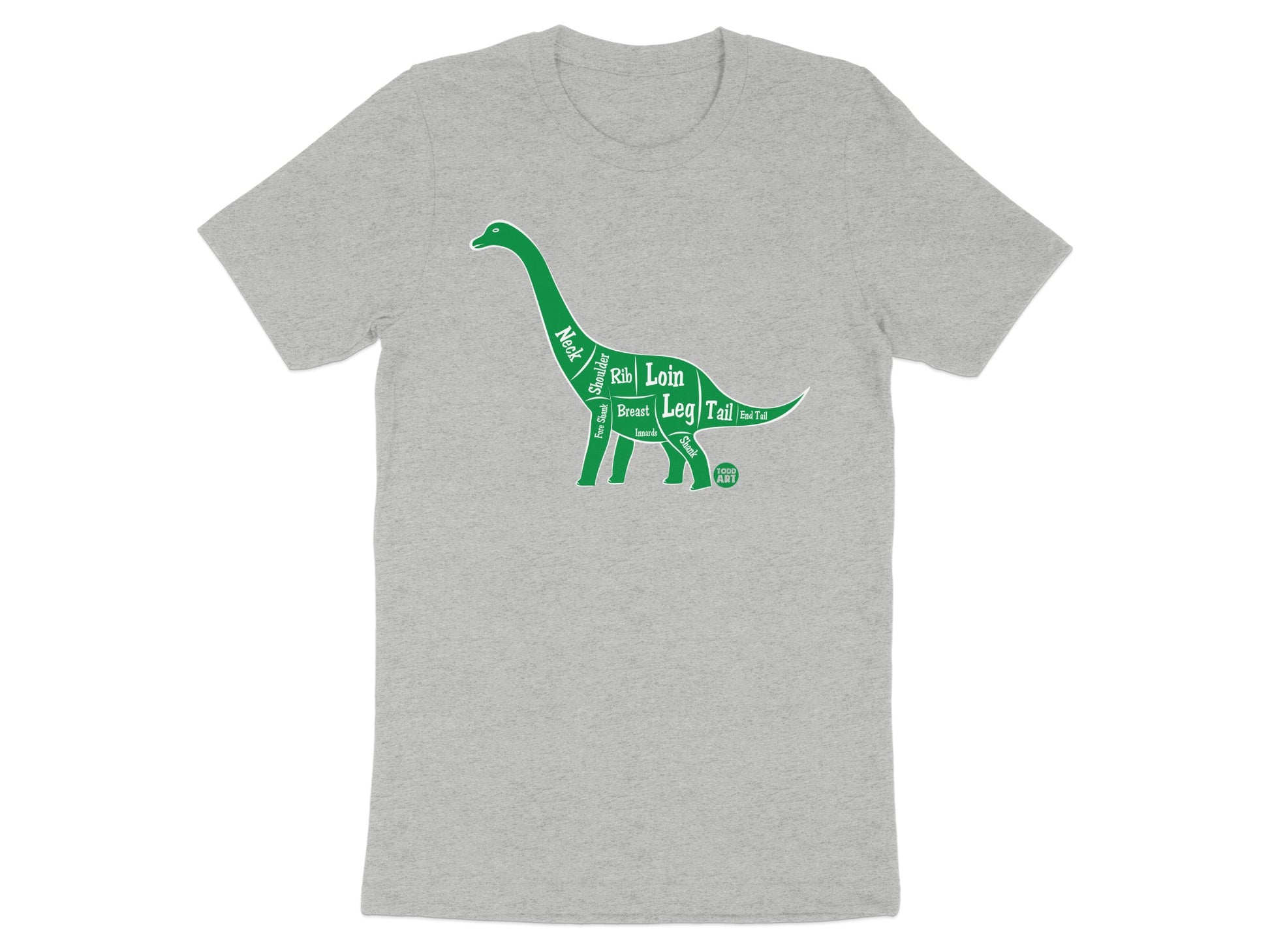 Dinosaur Diagram Graphic T-Shirt Casual Wear product type