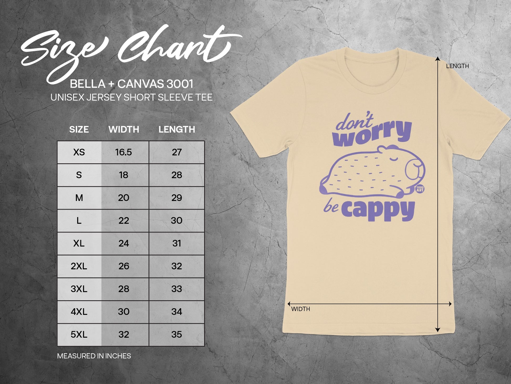 Don't Worry Be Cappy Unisex Jersey Short Sleeve Tee product