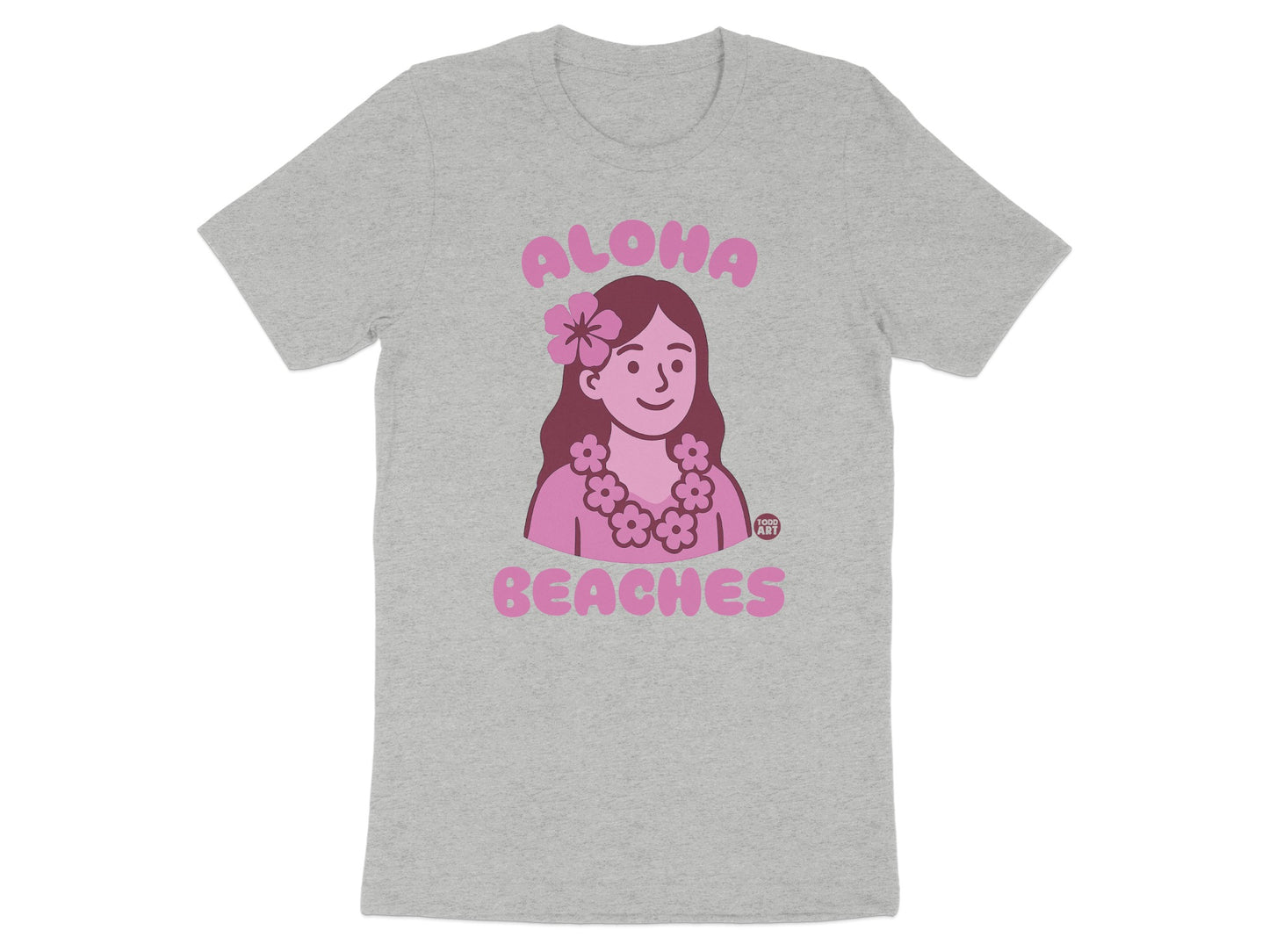 Aloha Beaches Graphic Tee for Casual Look