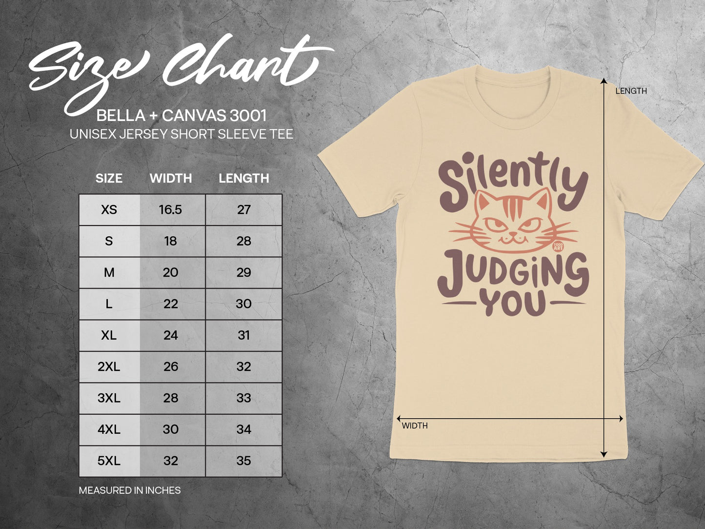 Silently Judging You Cat Graphic T-Shirt product type