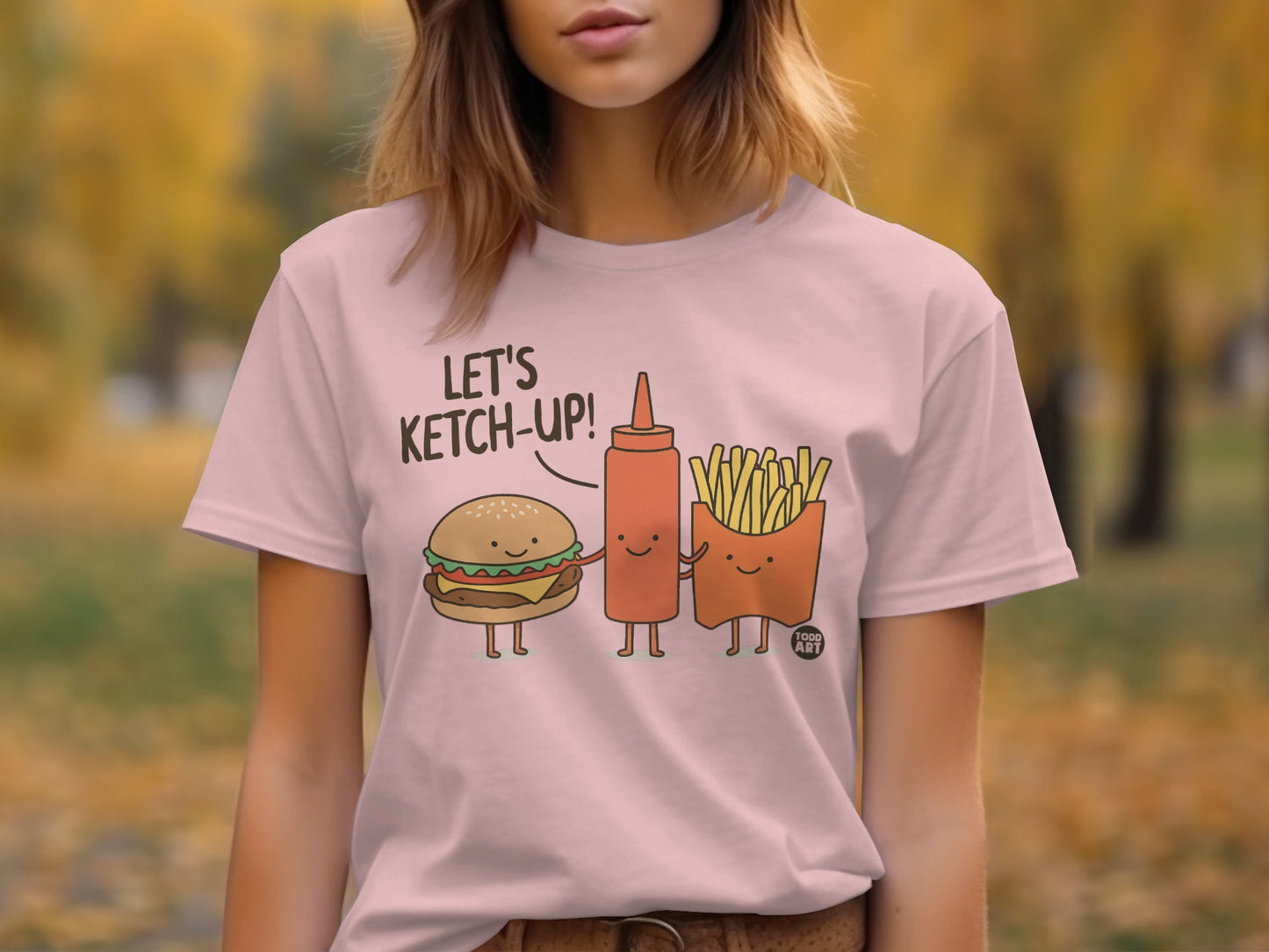 Let's Ketchup Hamburger And Fries T-Shirt product