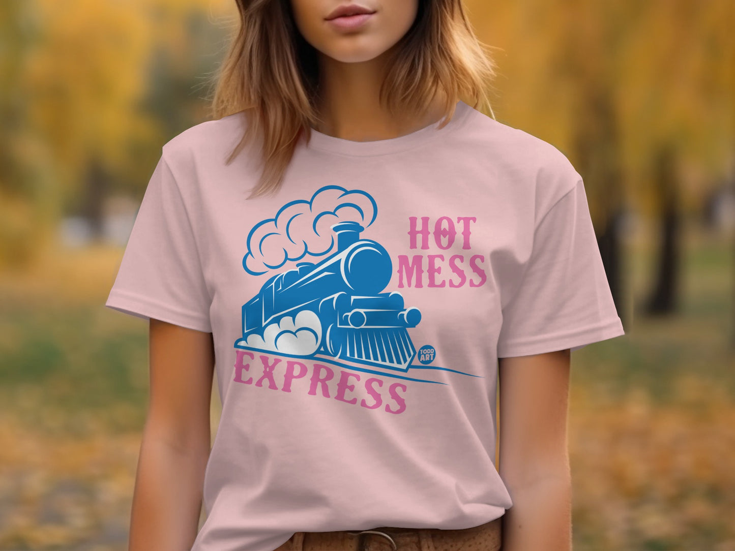 Hot Mess Express Graphic Train Design T-Shirt product