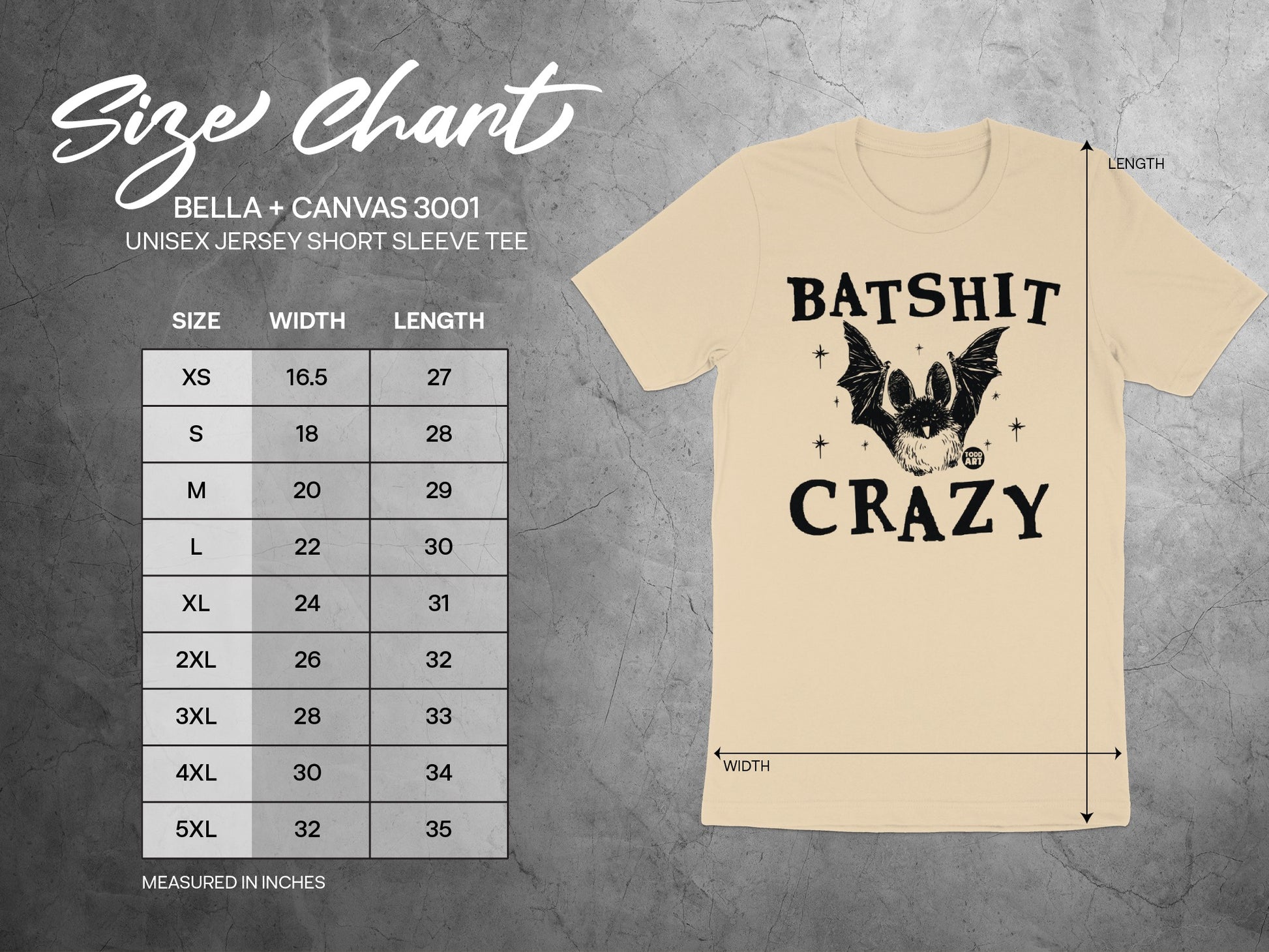 Batshit Crazy Unisex Jersey Short Sleeve Tee product