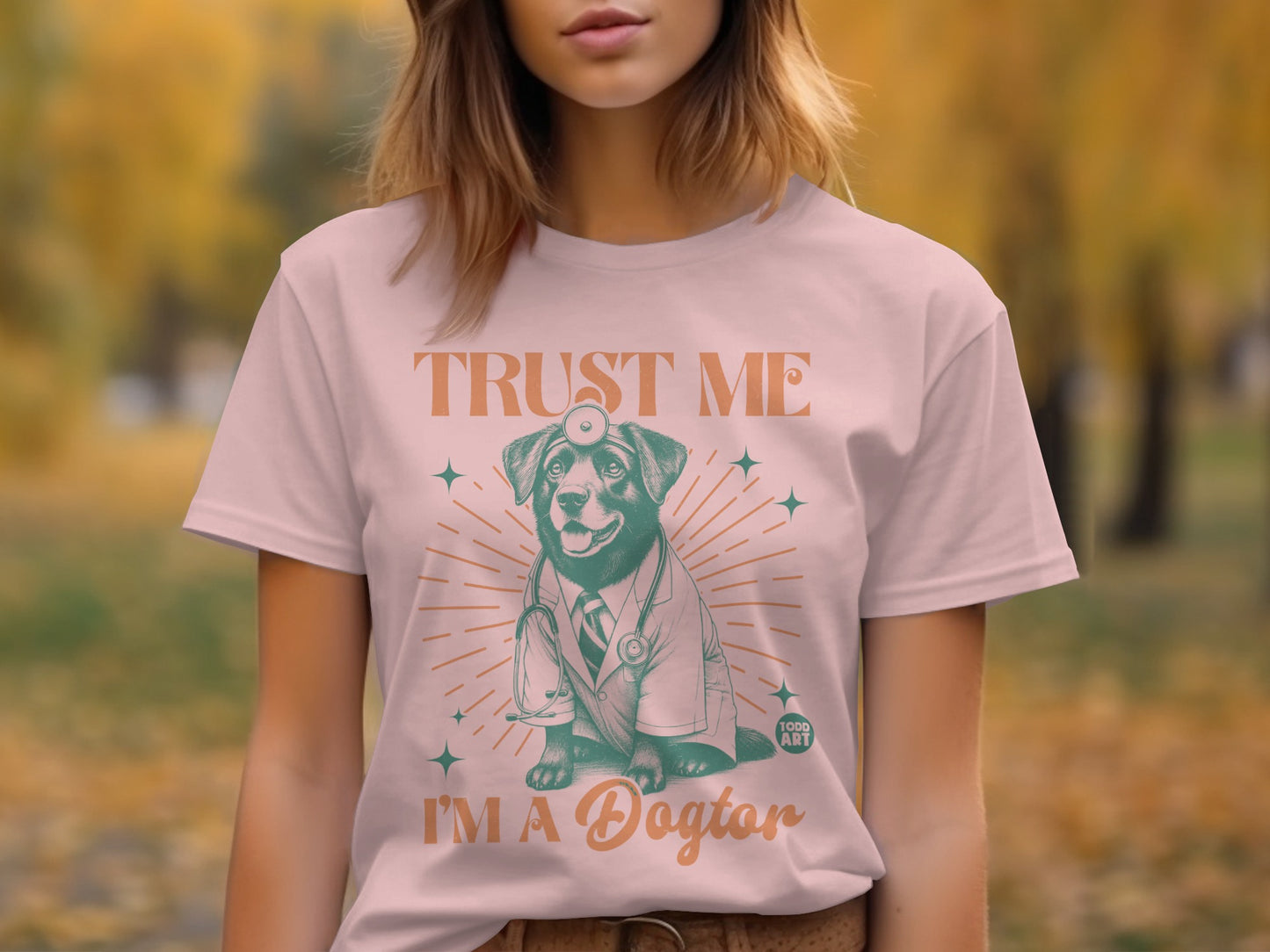 Trust Me I'm a Dogtor Graphic Printed T-Shirt product
