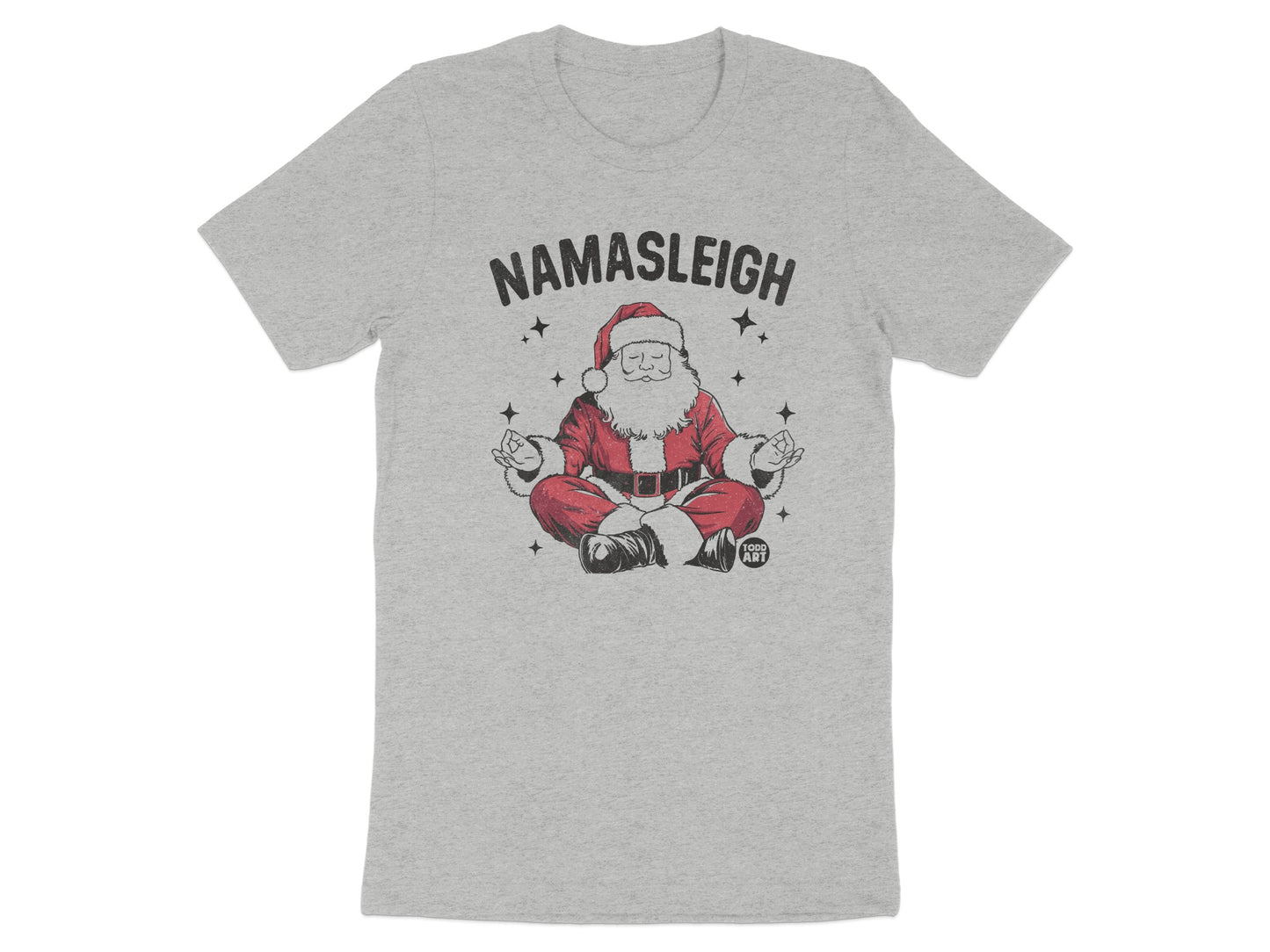 Namasleigh Santa Claus Christmas Yoga T-Shirt product