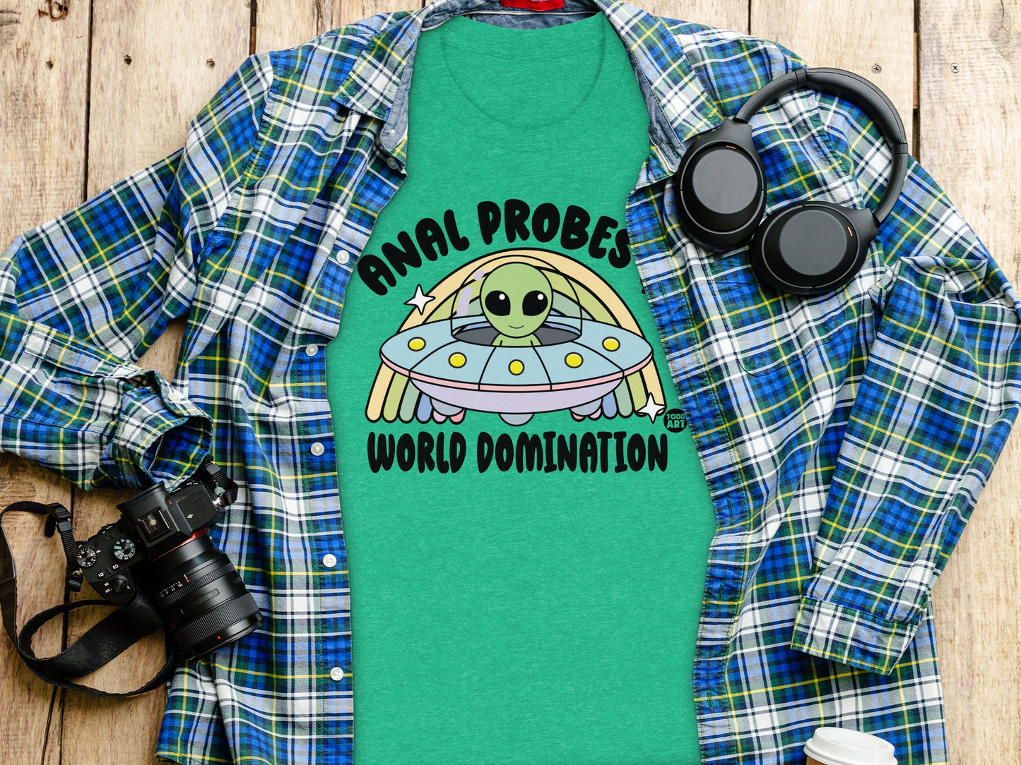 Anal Probes World Domination Unique Graphic T-Shirt