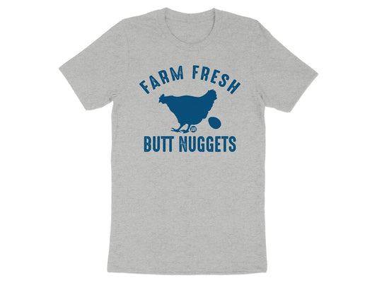 Farm Fresh Butt Nuggets Funny Graphic T-shirt product type