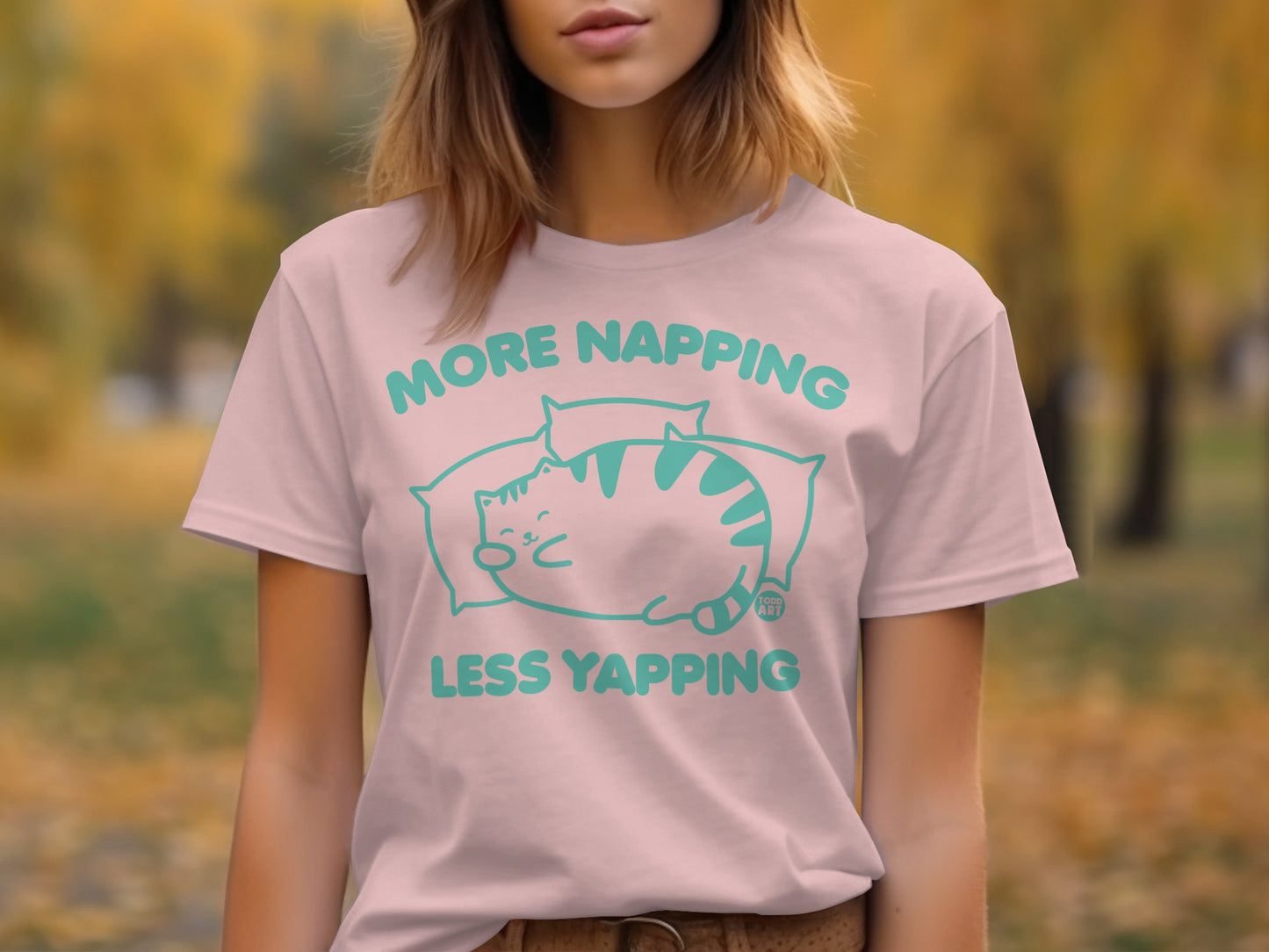 More Napping Less Yapping Graphic Tee product