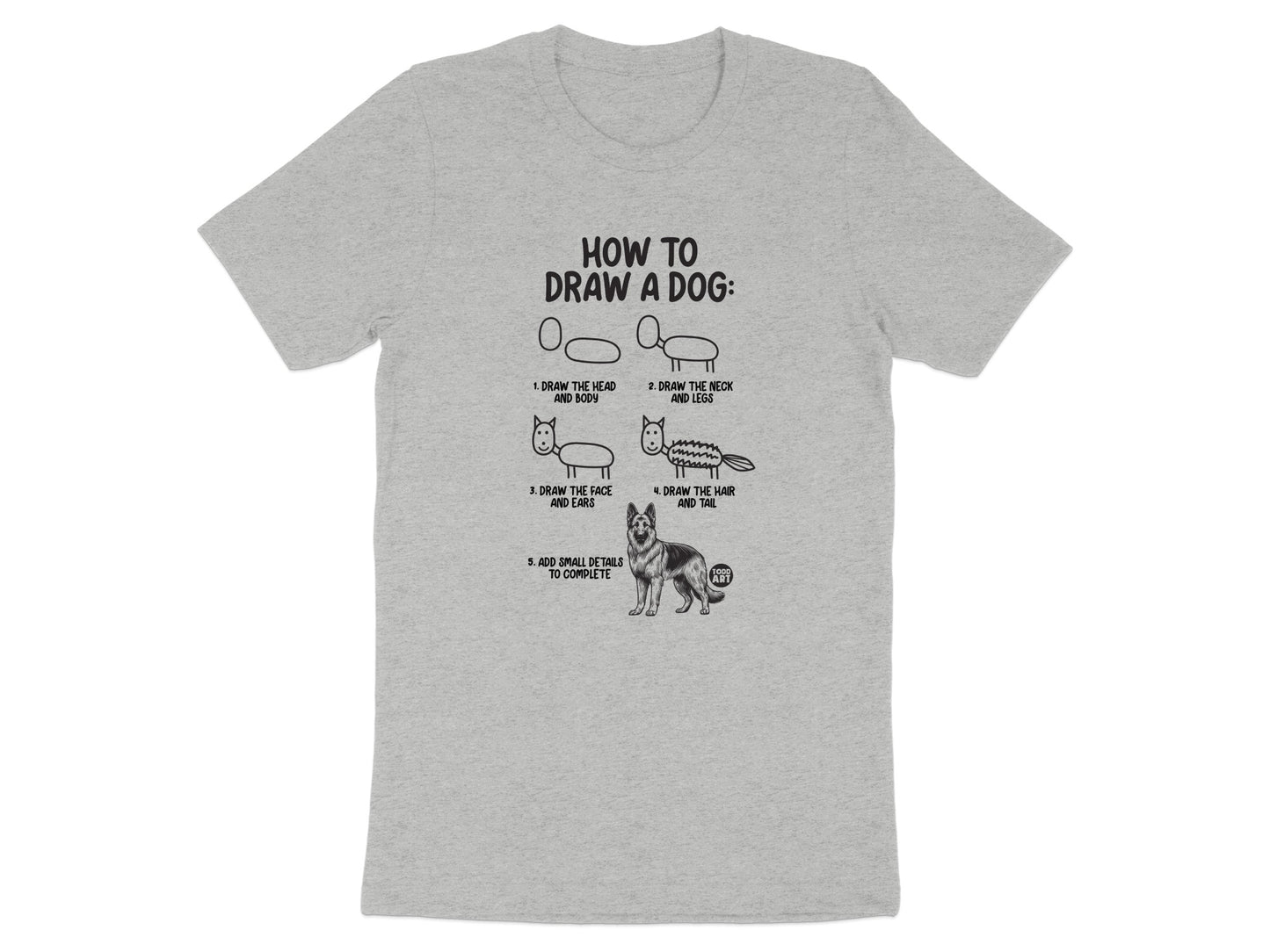 Learn How To Draw A Dog Graphic Tee product