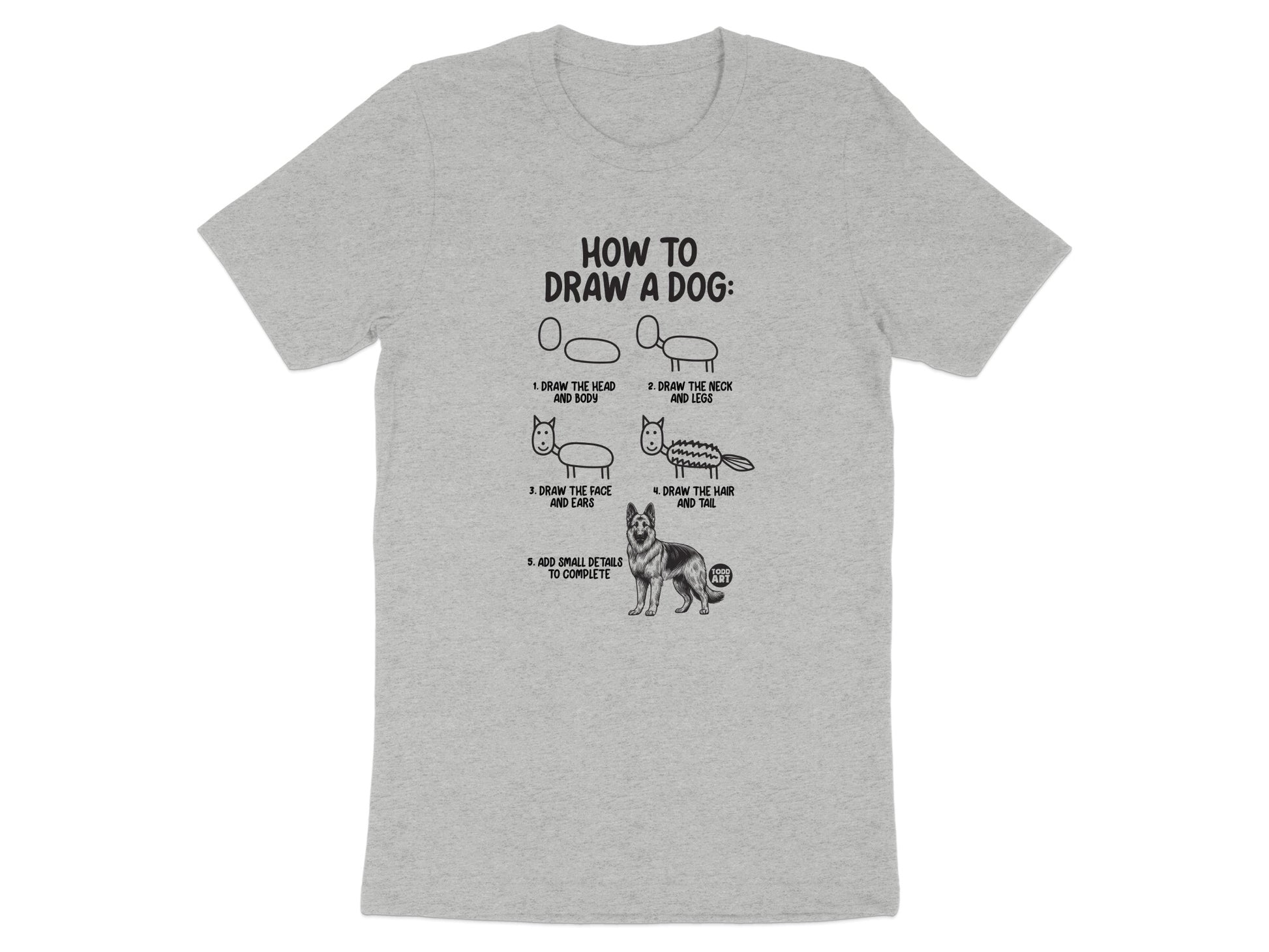 Learn How To Draw A Dog Graphic Tee product