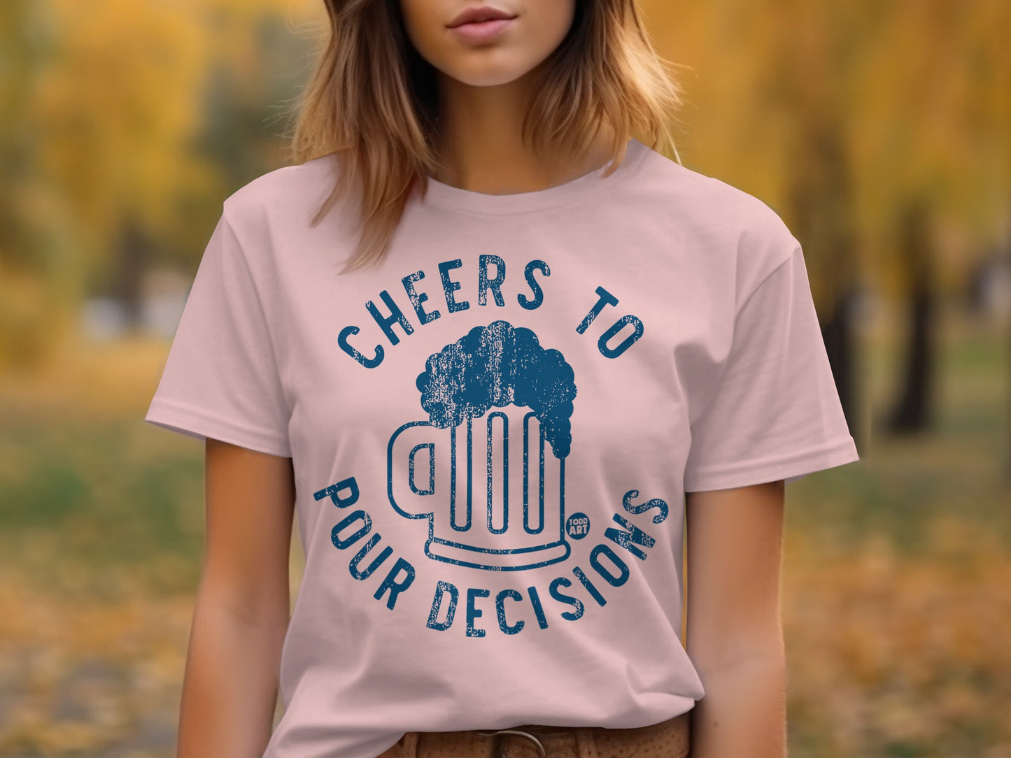 Cheers To Pour Decisions Graphic T-Shirt product type