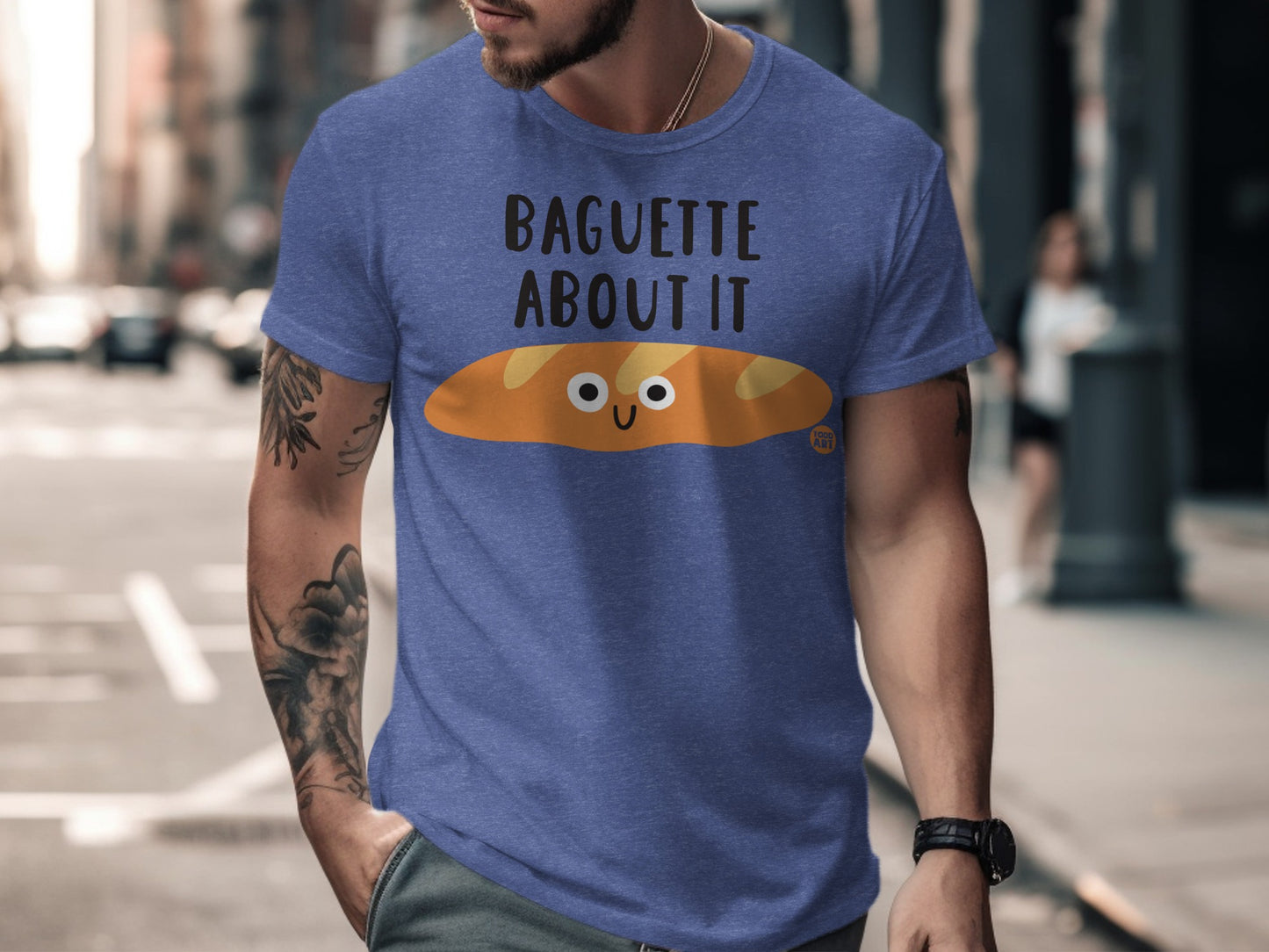 Baguette About It Cute Graphic Tee Shirt product type