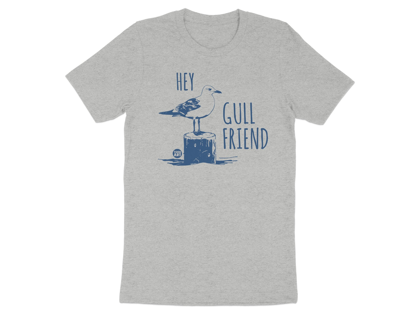 Hey Gull Friend Graphic Print T-Shirt product type