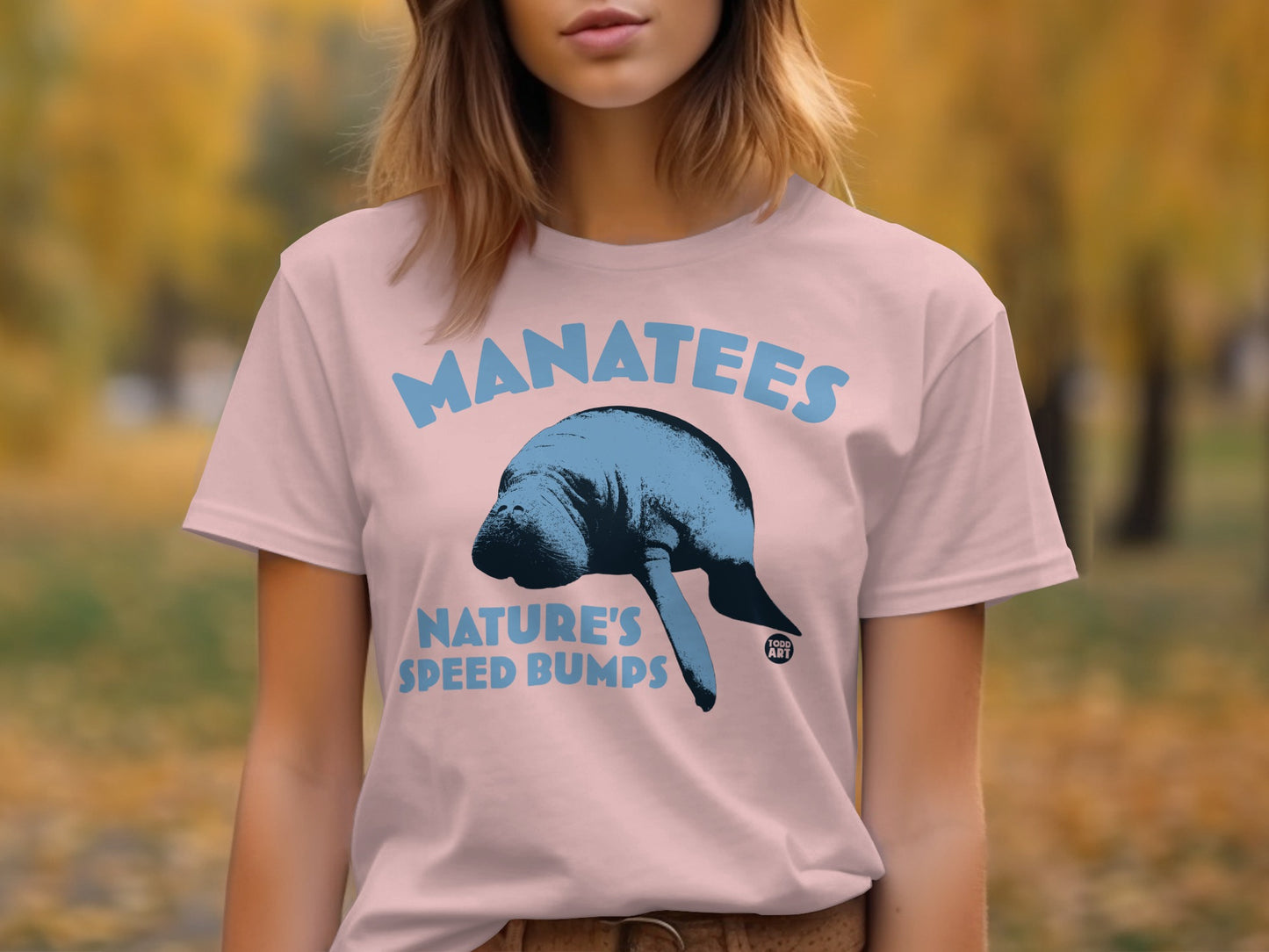 Manatees Nature's Speed Bumps Graphic T-shirt product type