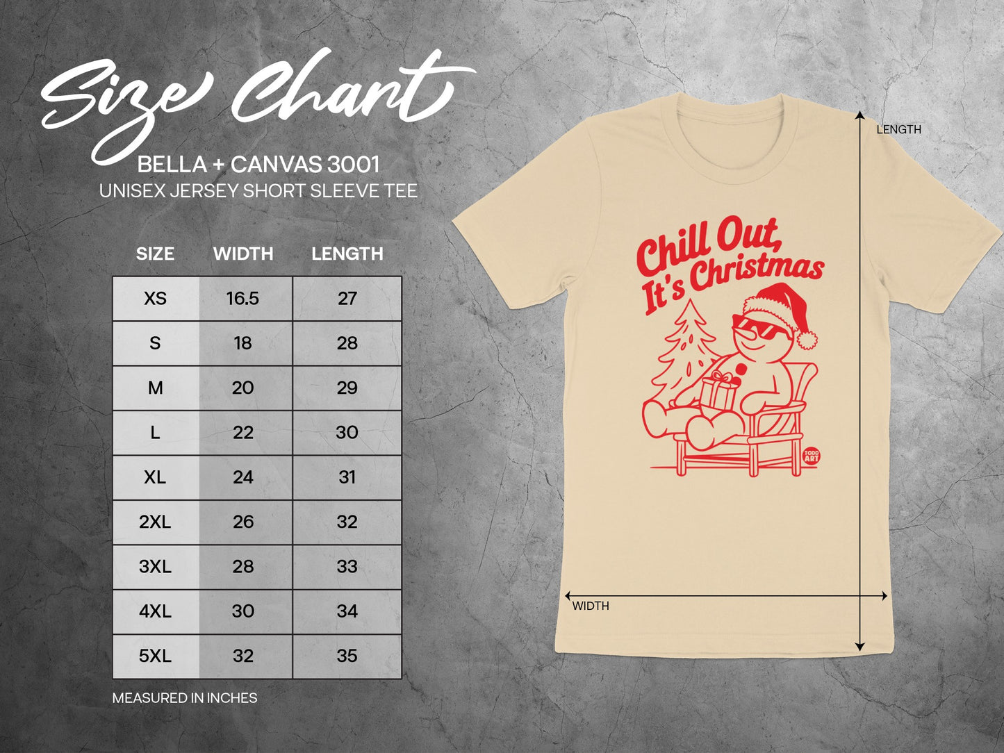 Chill Out It's Christmas Unisex Jersey Short Sleeve product