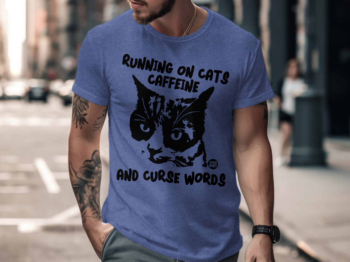 Running on Cats Caffeine and Curse Words product type