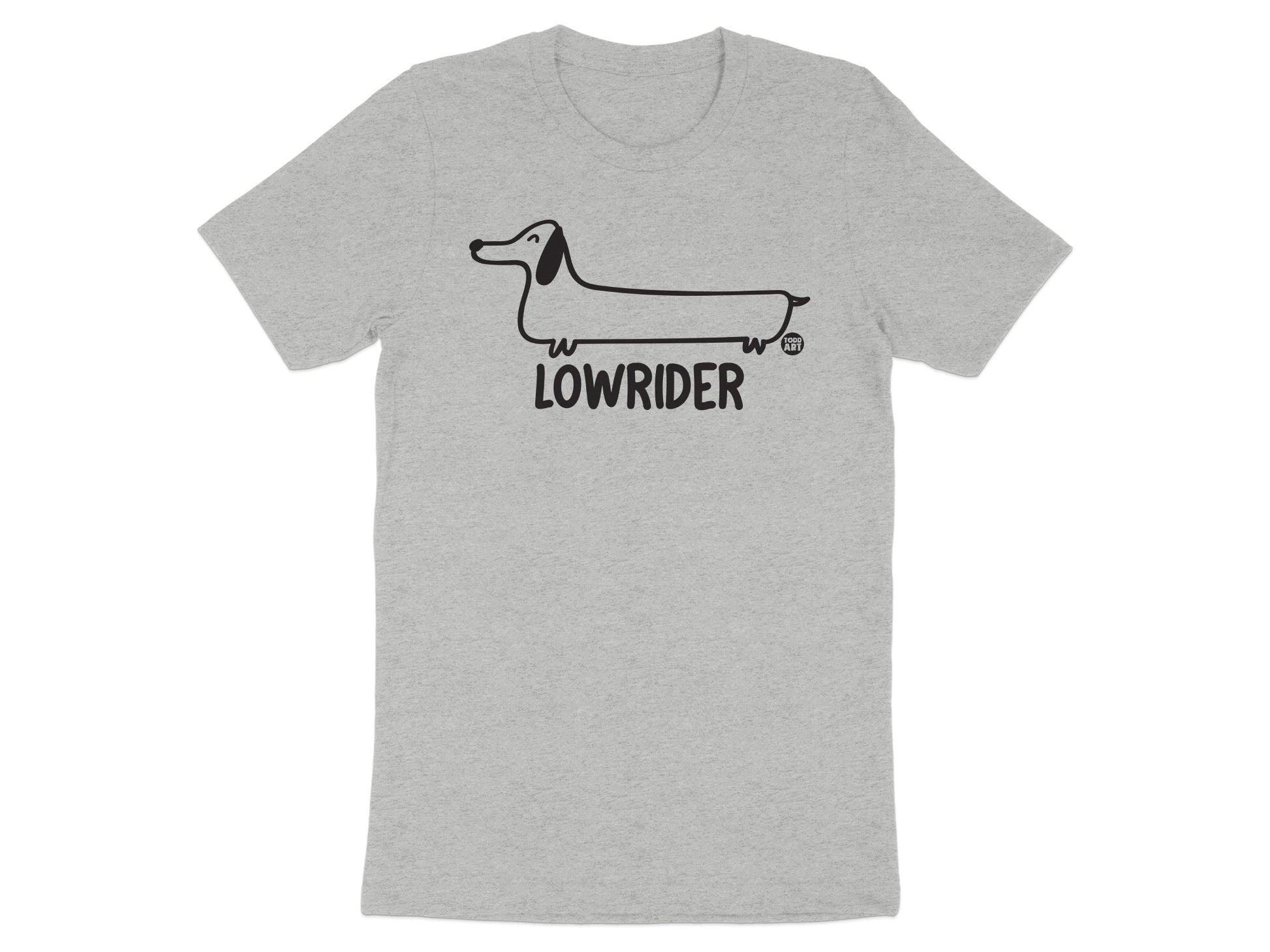 Lowrider Graphic Dog Design Cute Dachshund T-Shirt product