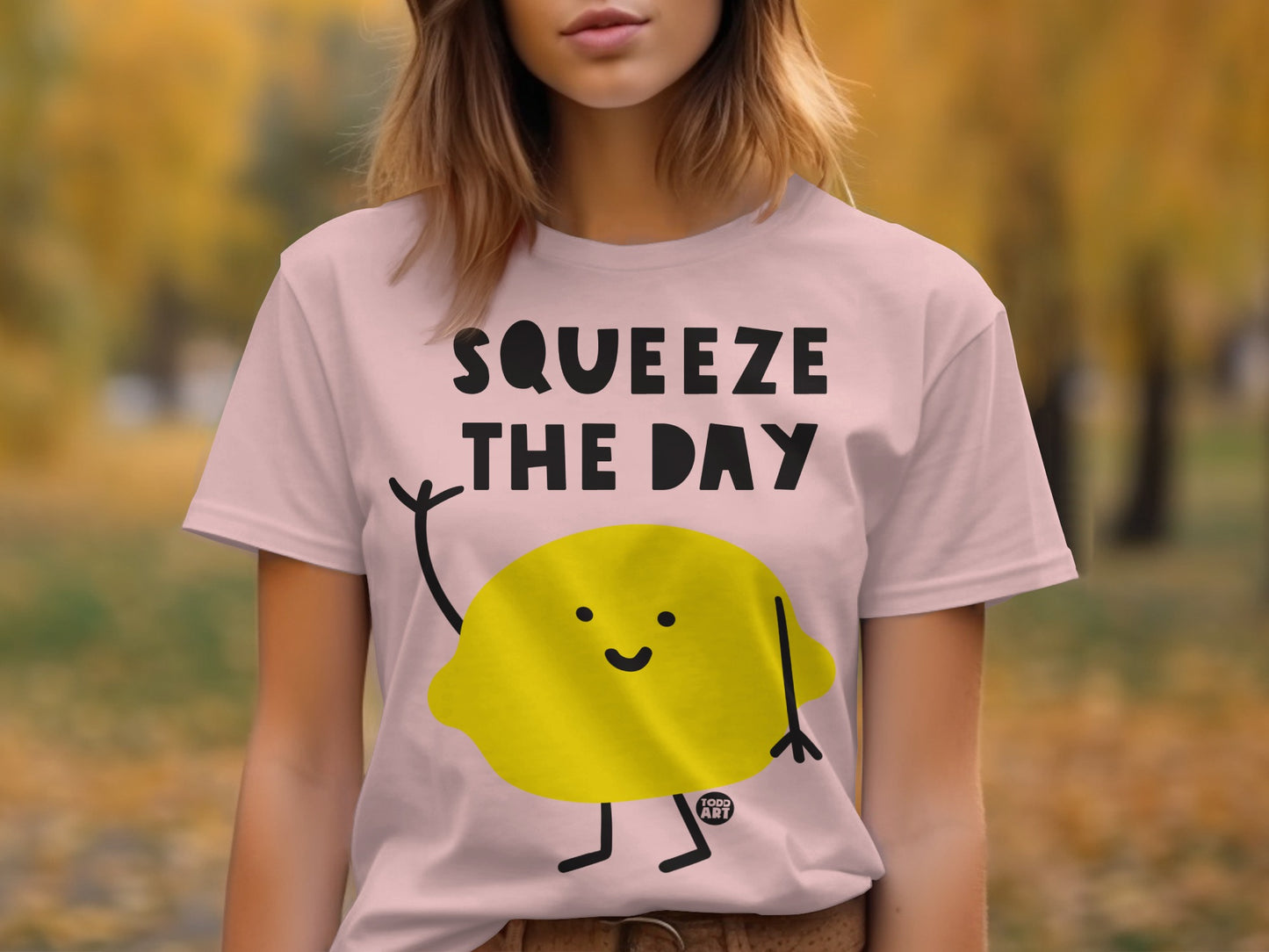 Squeeze The Day Lemon Graphic Casual Top product