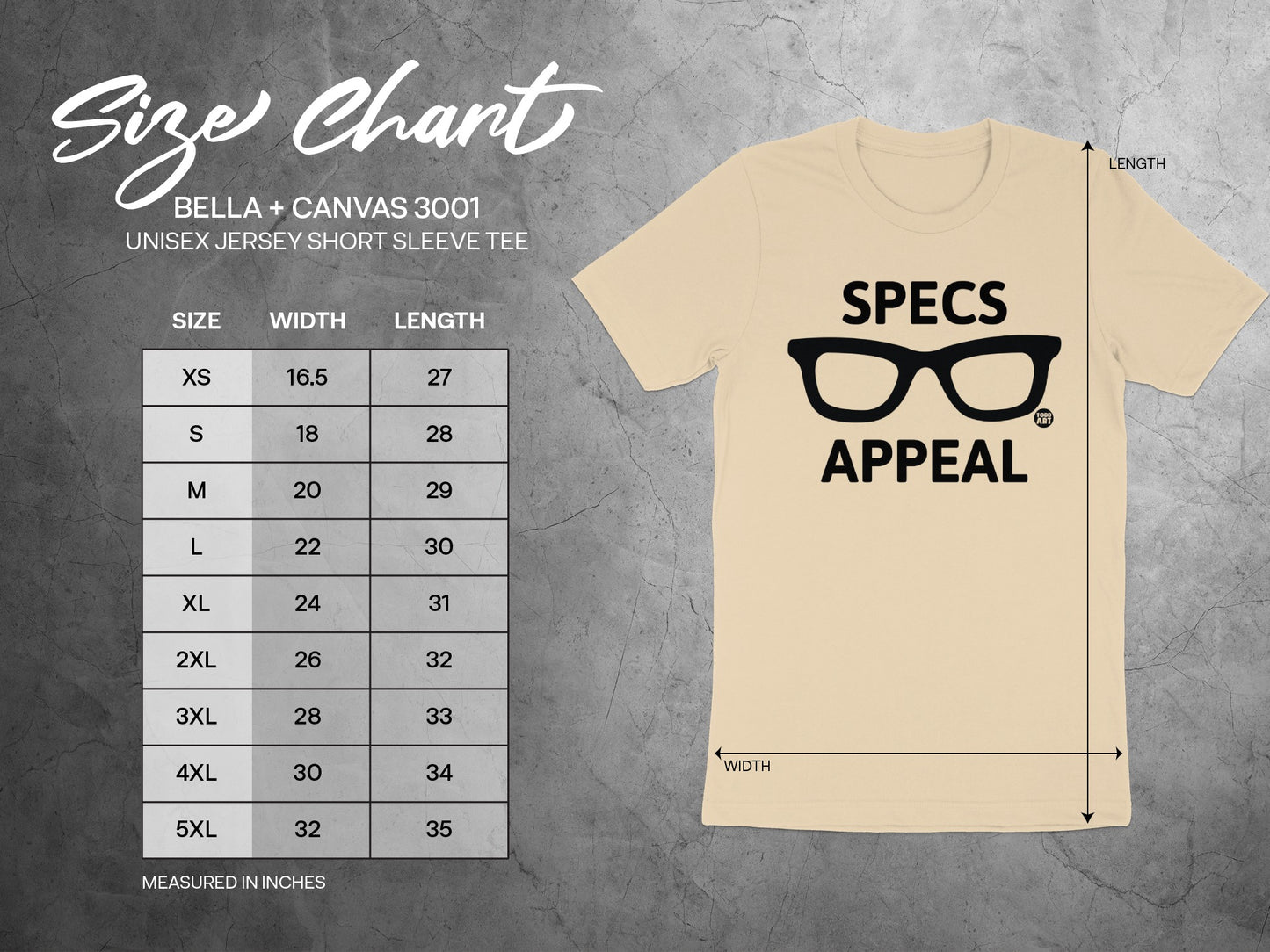 SPECS APPEAL Unisex Jersey Short Sleeve Tee product type