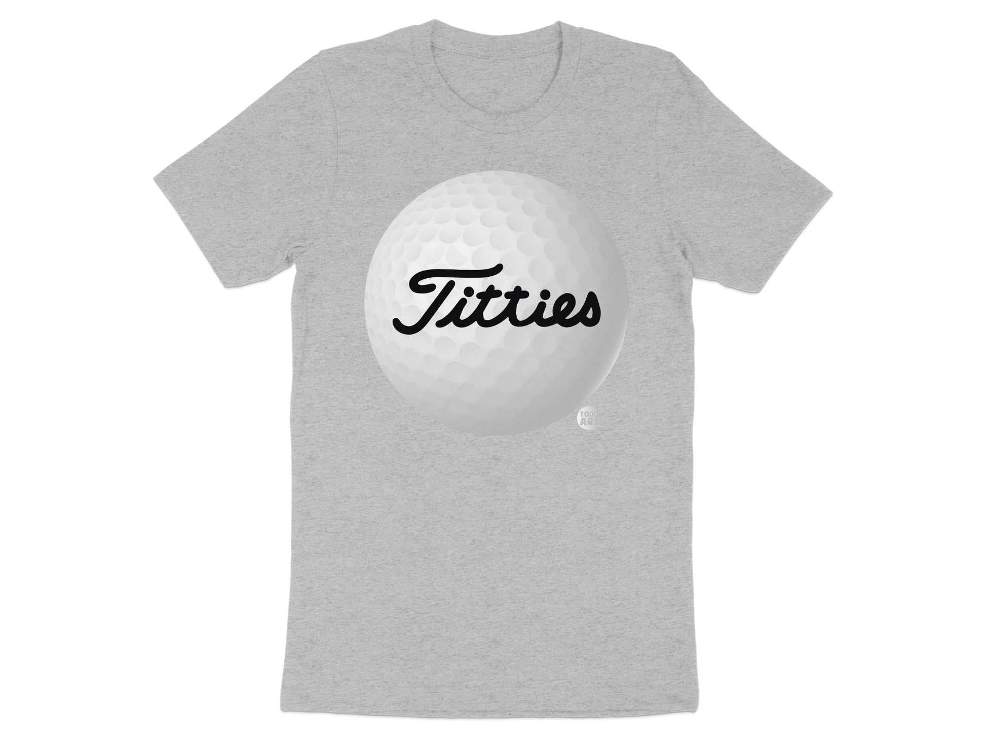 Graphic T-Shirt with Golf Ball Design
