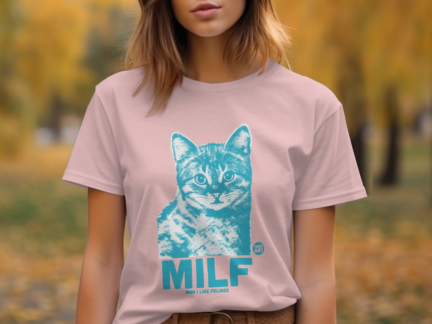 Cat Lovers Graphic Tees Fun Statement T-shirt product