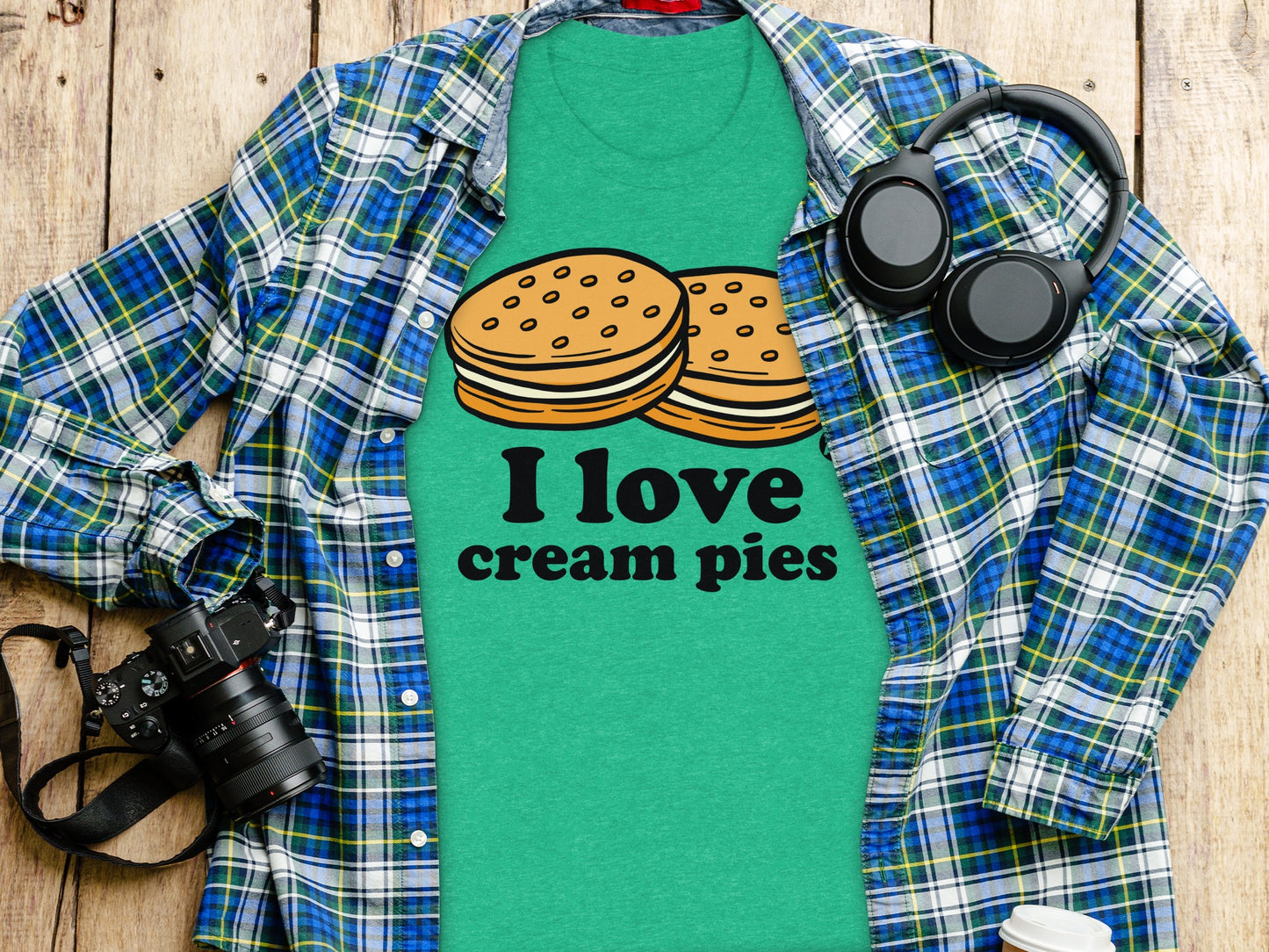 I Love Cream Pies Printed T-Shirt Product