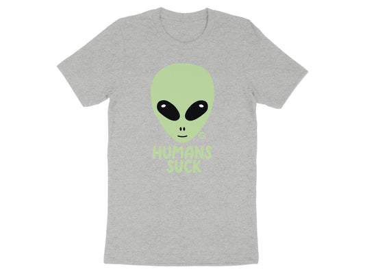 Alien Head Design Saying Humans Suck T-Shirt product type