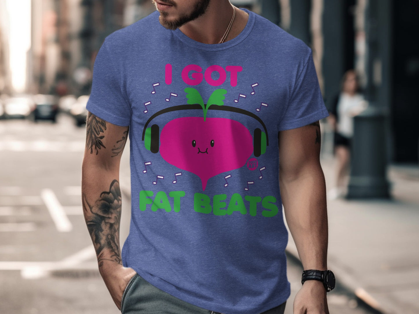 I Got Fat Beats Graphic T-Shirt for Music Lovers