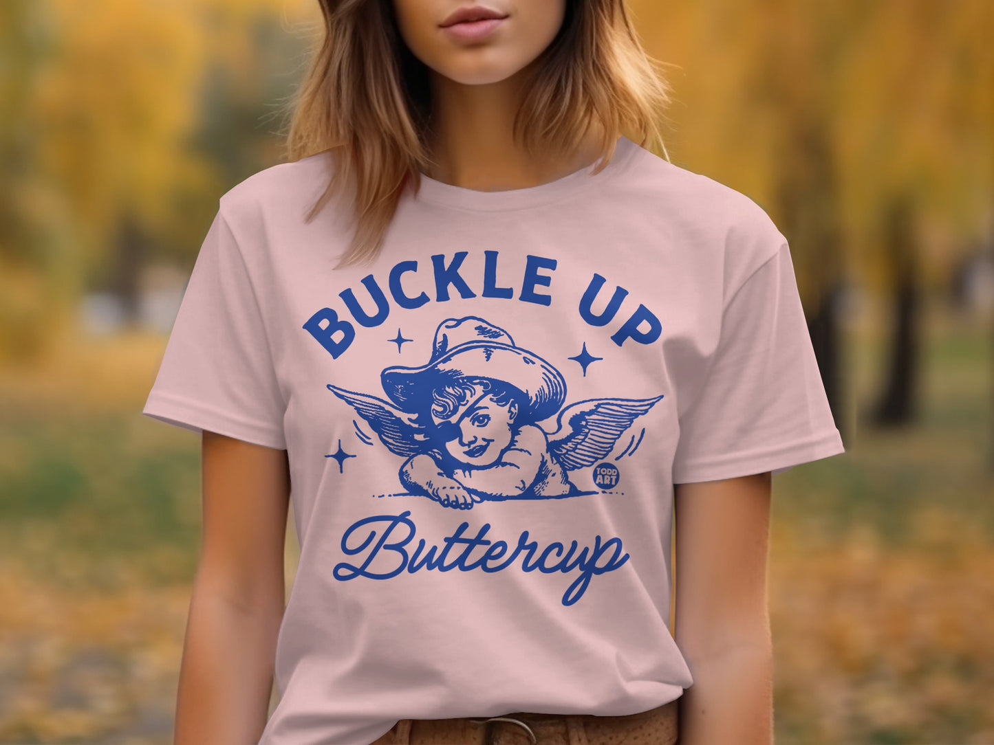 Buckle Up Buttercup Printed Short Sleeve Shirt product