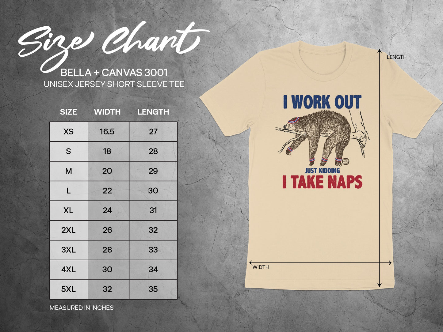 I Work Out Just Kidding I Take Naps T-Shirt