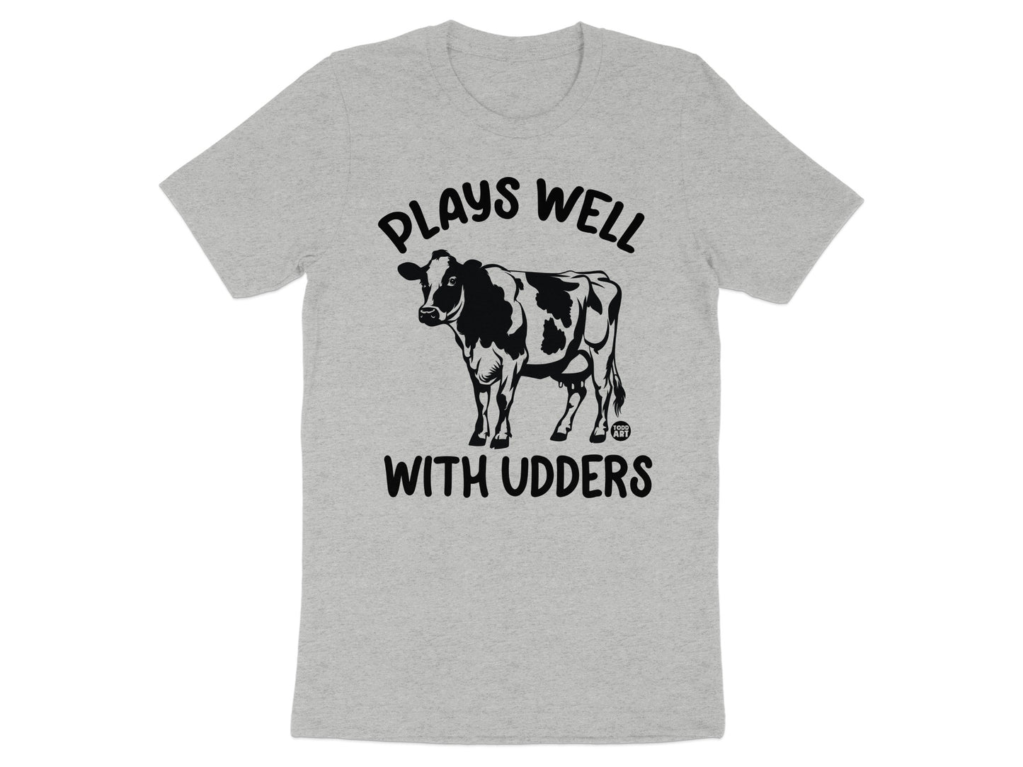 Plays Well With Udders Graphic T-Shirt product