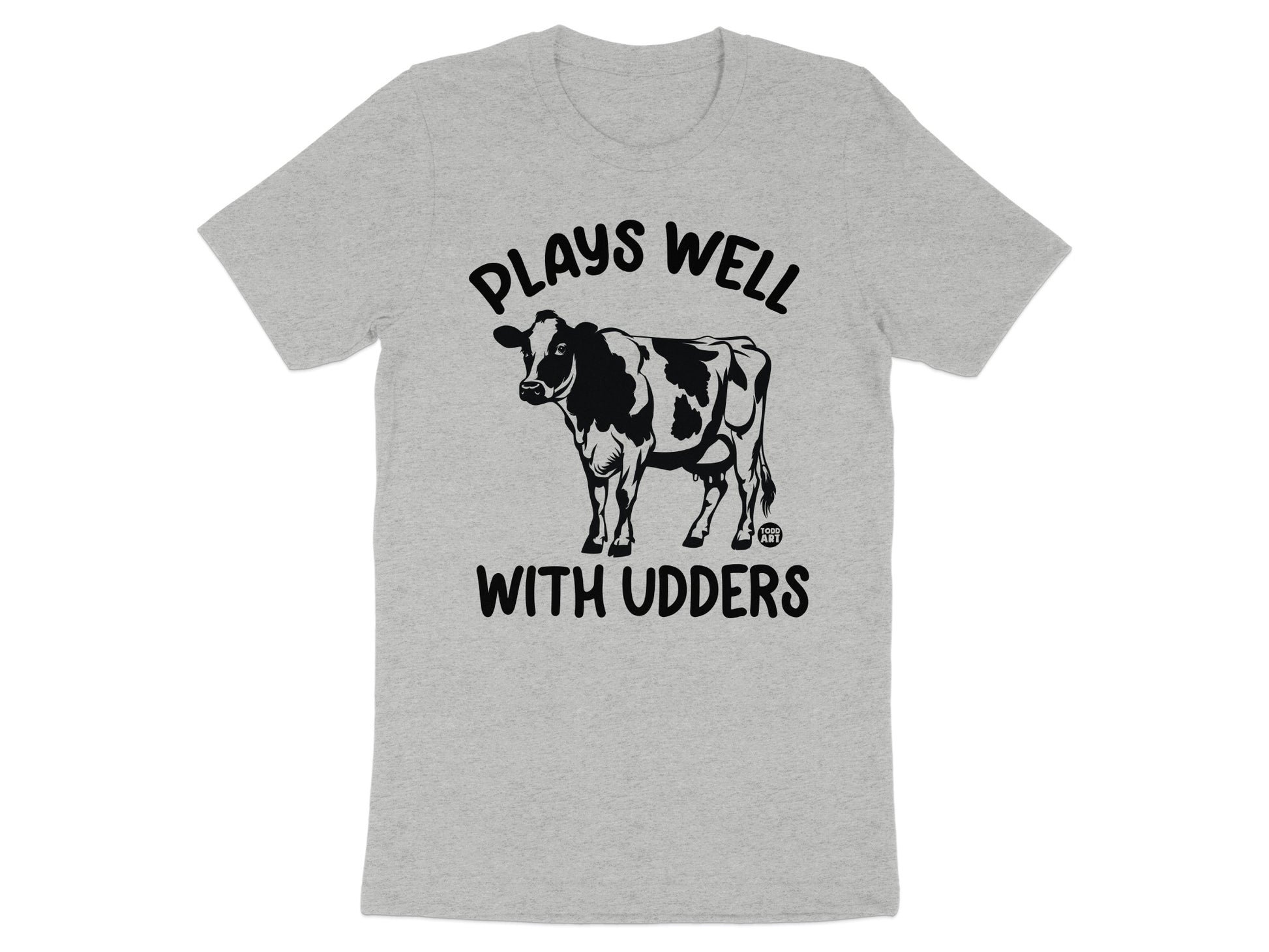 Plays Well With Udders Graphic T-Shirt product