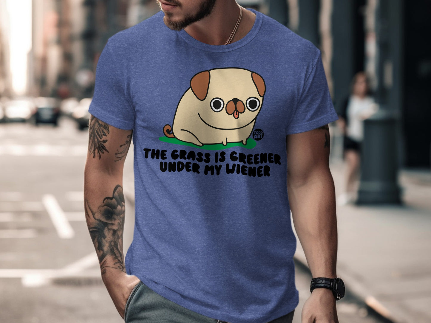 The Grass Is Greener Under My Wiener t-shirt product