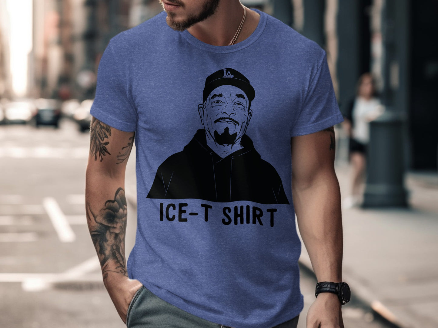 Ice-T Graphic Design Urban Style T-shirt