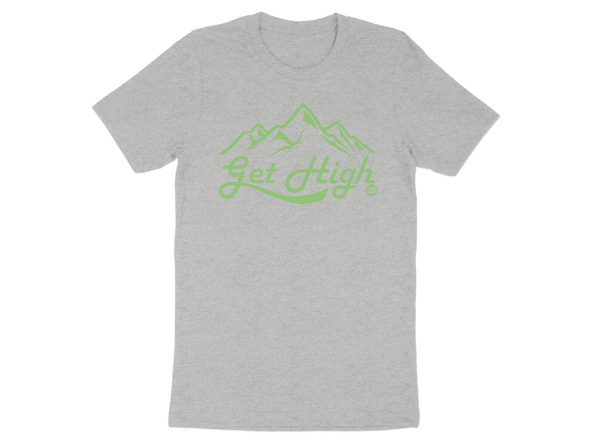 Get High Mountain Graphic Grey T-Shirt product
