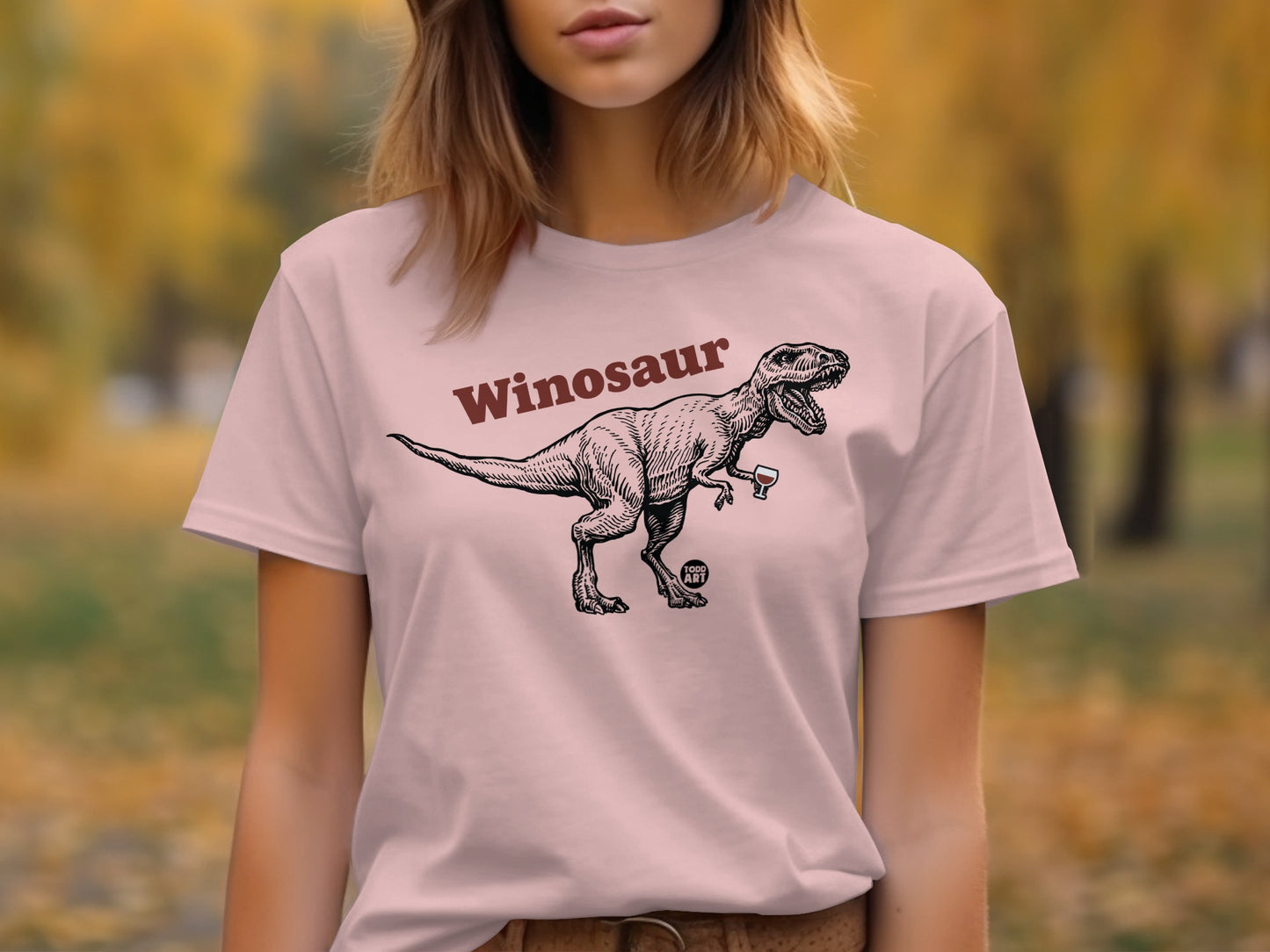 Winosaur Dinosaur Graphic Tee for Casual Wear product