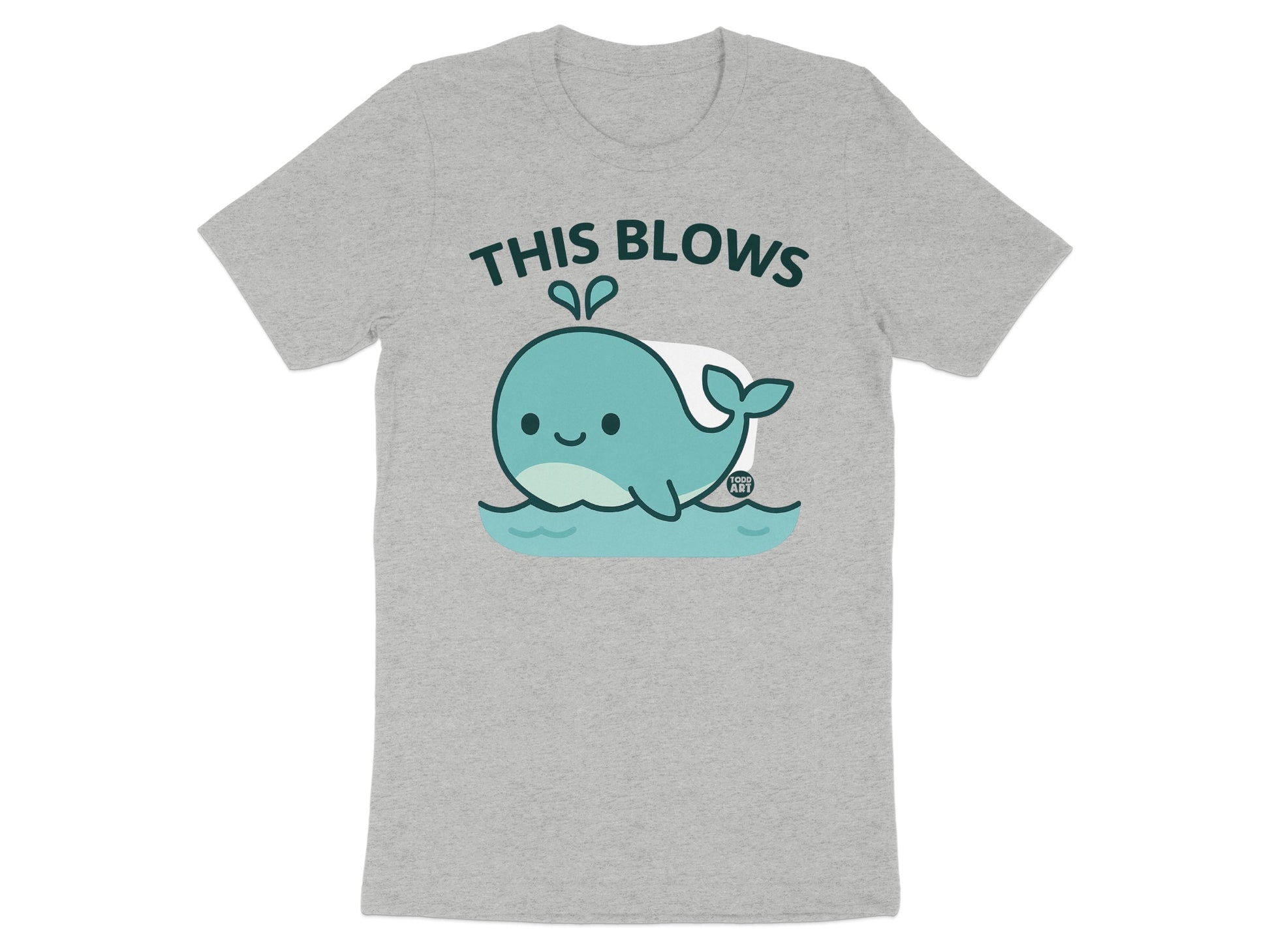 This Blows Cute Whale Design T-shirt