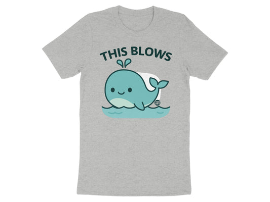 This Blows Cute Whale Design T-shirt
